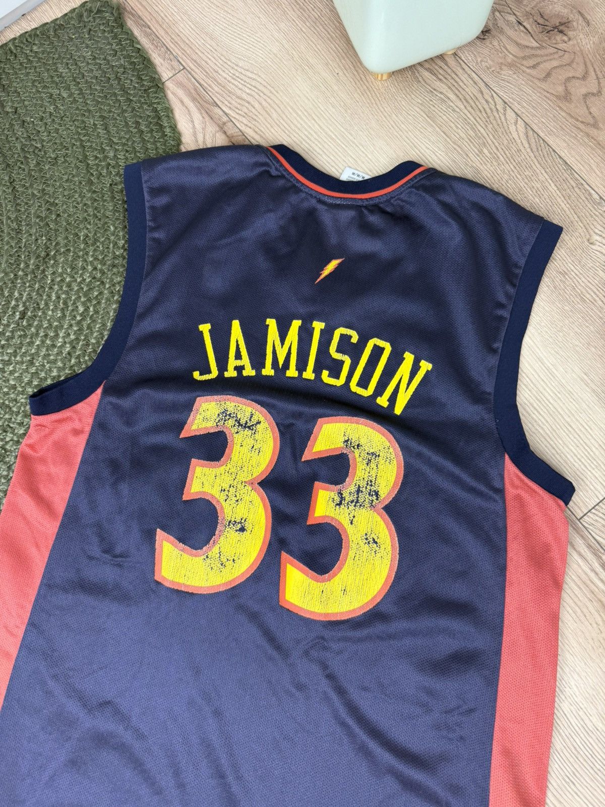 NBA × Reebok × Vintage Vintage Golden State Warriors Jersey Reebok NBA Jamison #33 Size US M / EU 48-50 / 2 - 7 Thumbnail