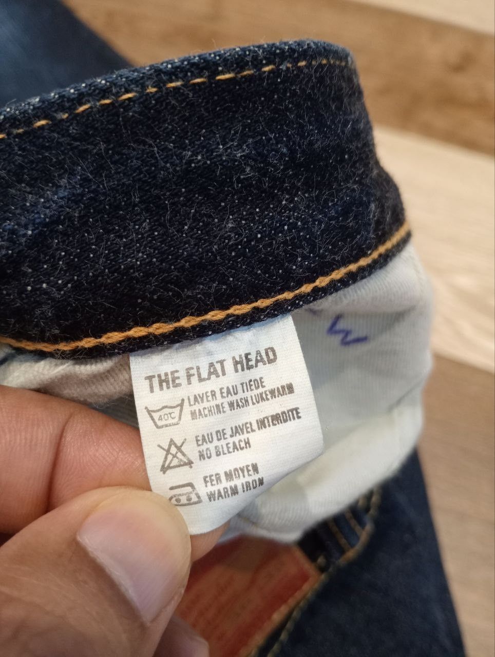The Flat Head THE FLAT HEAD JAPAN BLUE DENIM FLARED PANTS Size US 36 / EU 52 - 9 Thumbnail