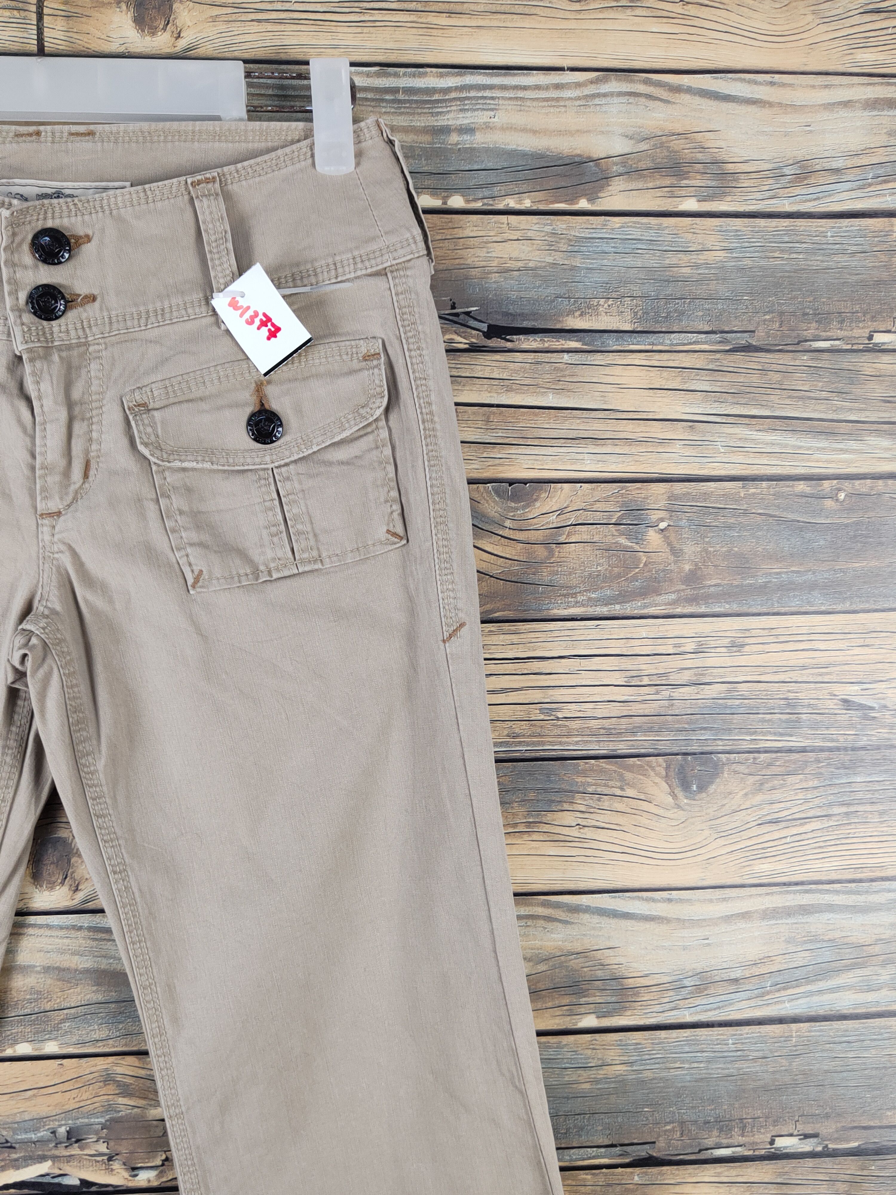 Japanese Brand Brappers Beige Multipocket utility Cargo Pants #W1377 Size 27" / US 4 / IT 40 - 5 Thumbnail