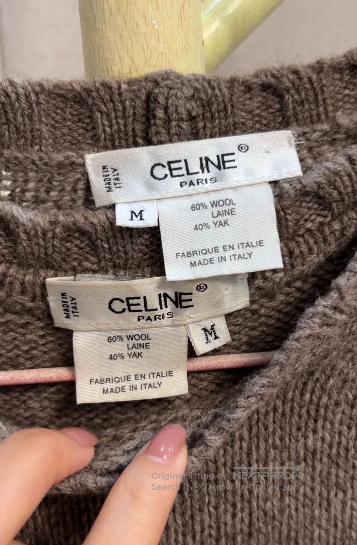 Celine Celine Wool Cardigan and Tank Set. Size M / US 6-8 / IT 42-44 - 4 Thumbnail