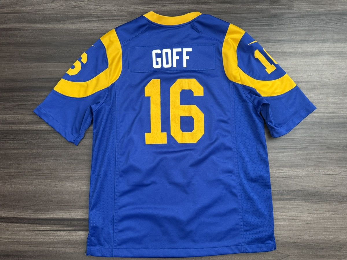 Nike Los Angeles Rams Jared Goff #16 NFL On Field Game Jersey Size US L / EU 52-54 / 3 - 8 Thumbnail
