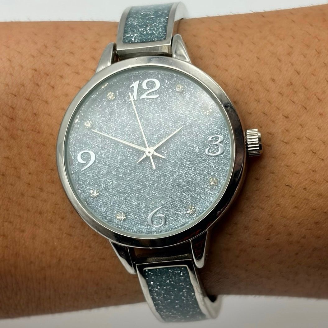Other Blue & Silver Glitter Watch Size ONE SIZE - 2 Thumbnail