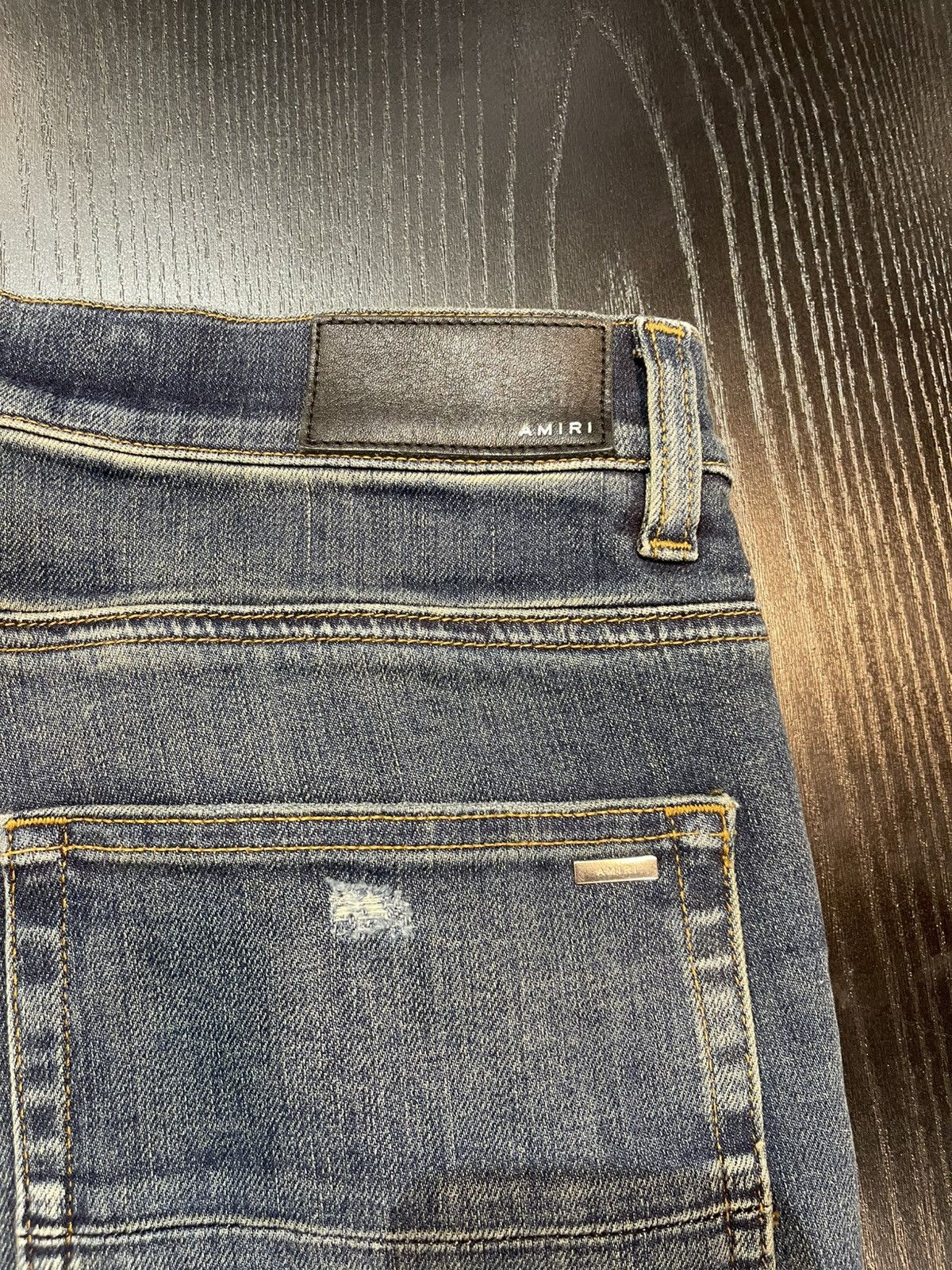 Amiri Size 34 - Amiri Plain Skinny Blue Denim Retail $1,090 Size US 34 / EU 50 - 10 Thumbnail