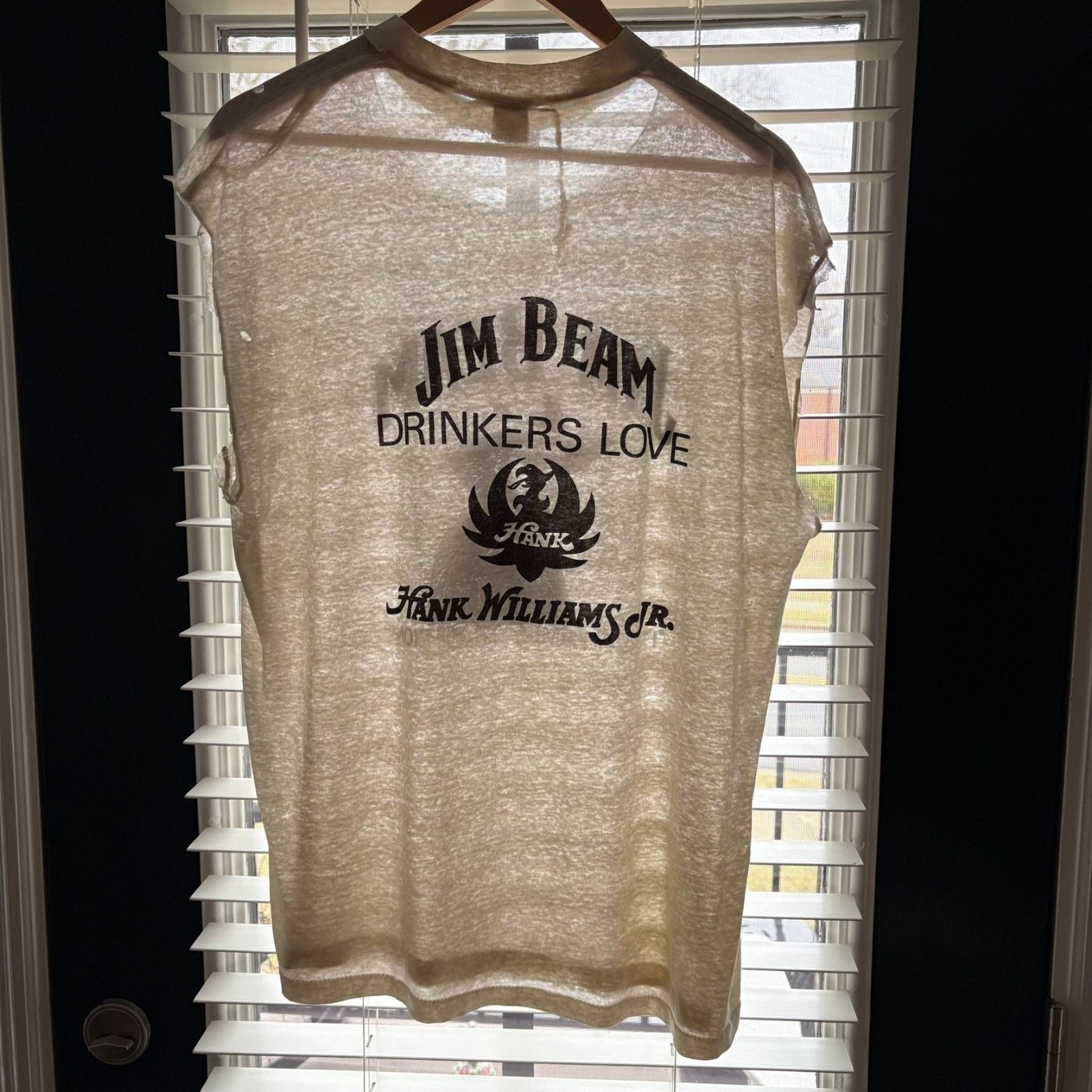 Vintage Vintage Paper Thin Burnout Worn T-Shirt Chopped Threadbare Size US XL / EU 56 / 4 - 7 Thumbnail