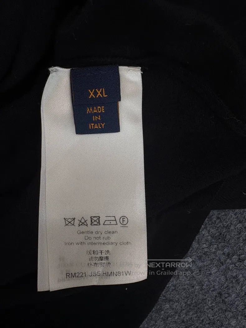 Louis Vuitton Louis Vuitton Black and white knit logo short sleeves Size US XXL / EU 58 / 5 - 6 Thumbnail