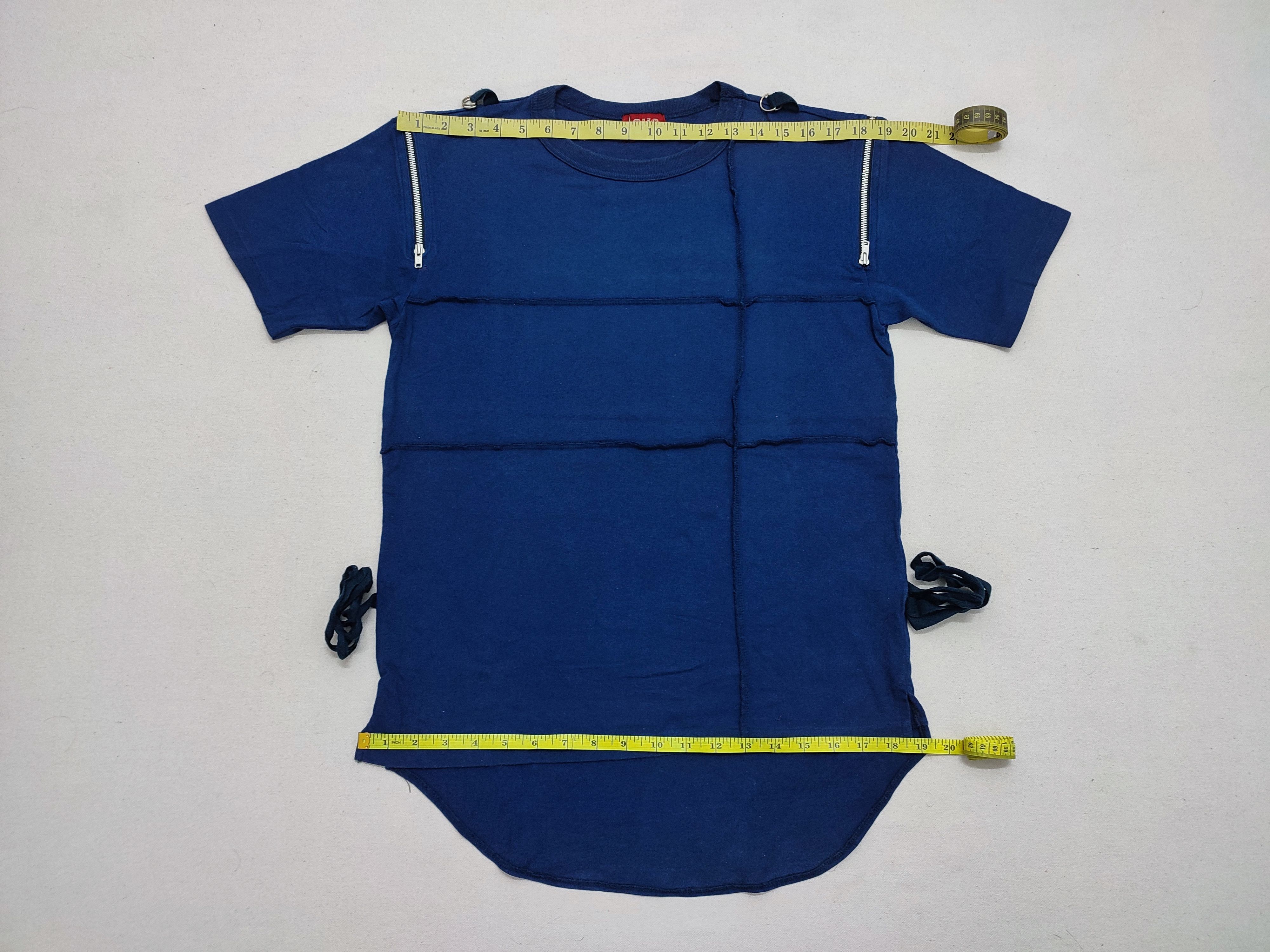 Japanese Brand × Vintage Vintage 1990s Boys Seditionaries Bondage Multizipper Tee Size US M / EU 48-50 / 2 - 4 Thumbnail