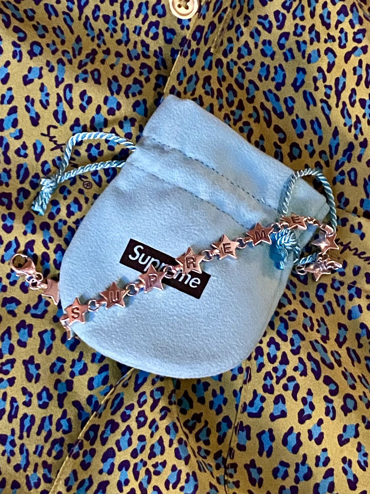 Supreme Tiffany & Co. Star Bracelet FW 21 WEEK 12 