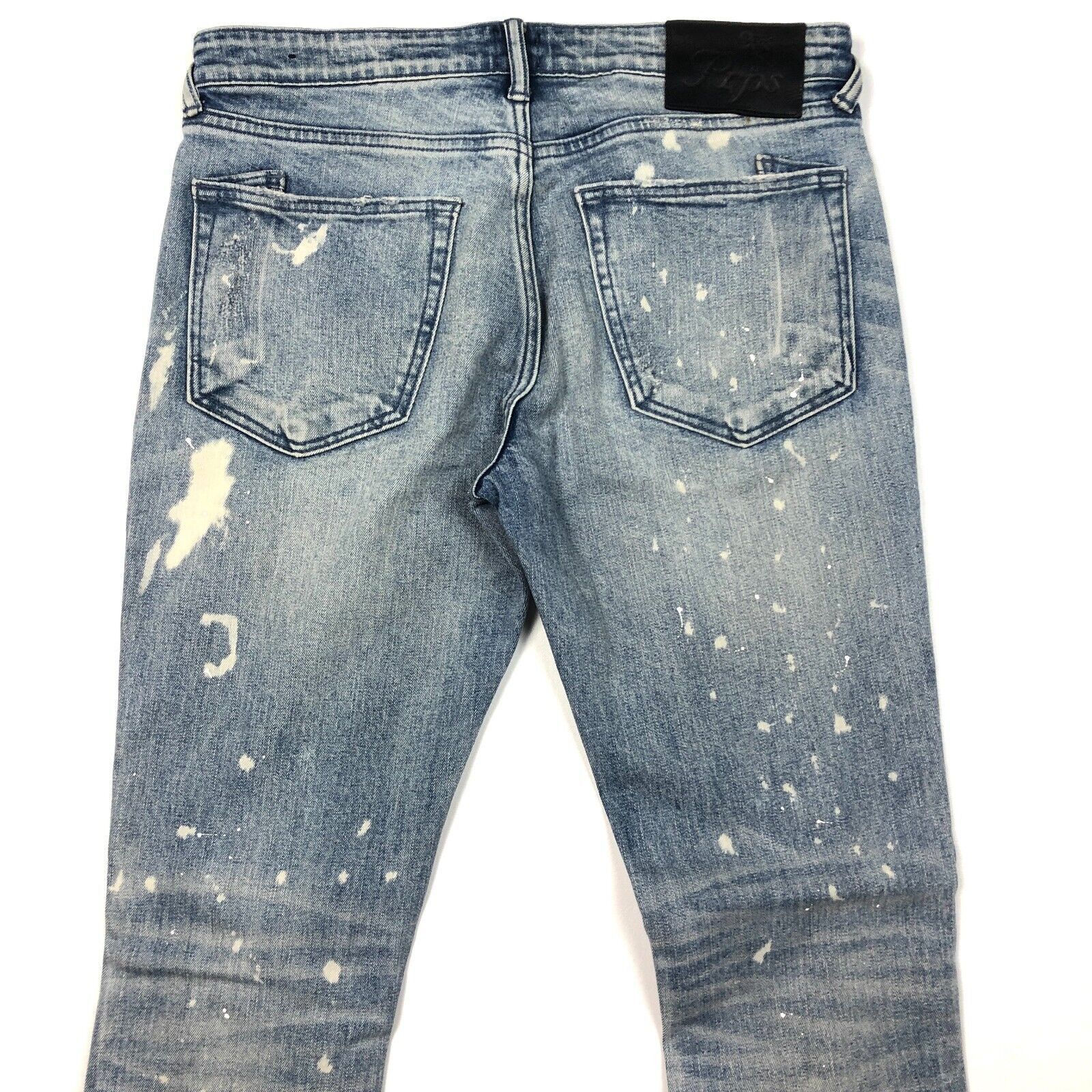 Ksubi × Prps × True Religion PRPS Stretch Windsor Tapered Skinny Fit Jeans Pants 32x34 Size US 32 / EU 48 - 8 Thumbnail