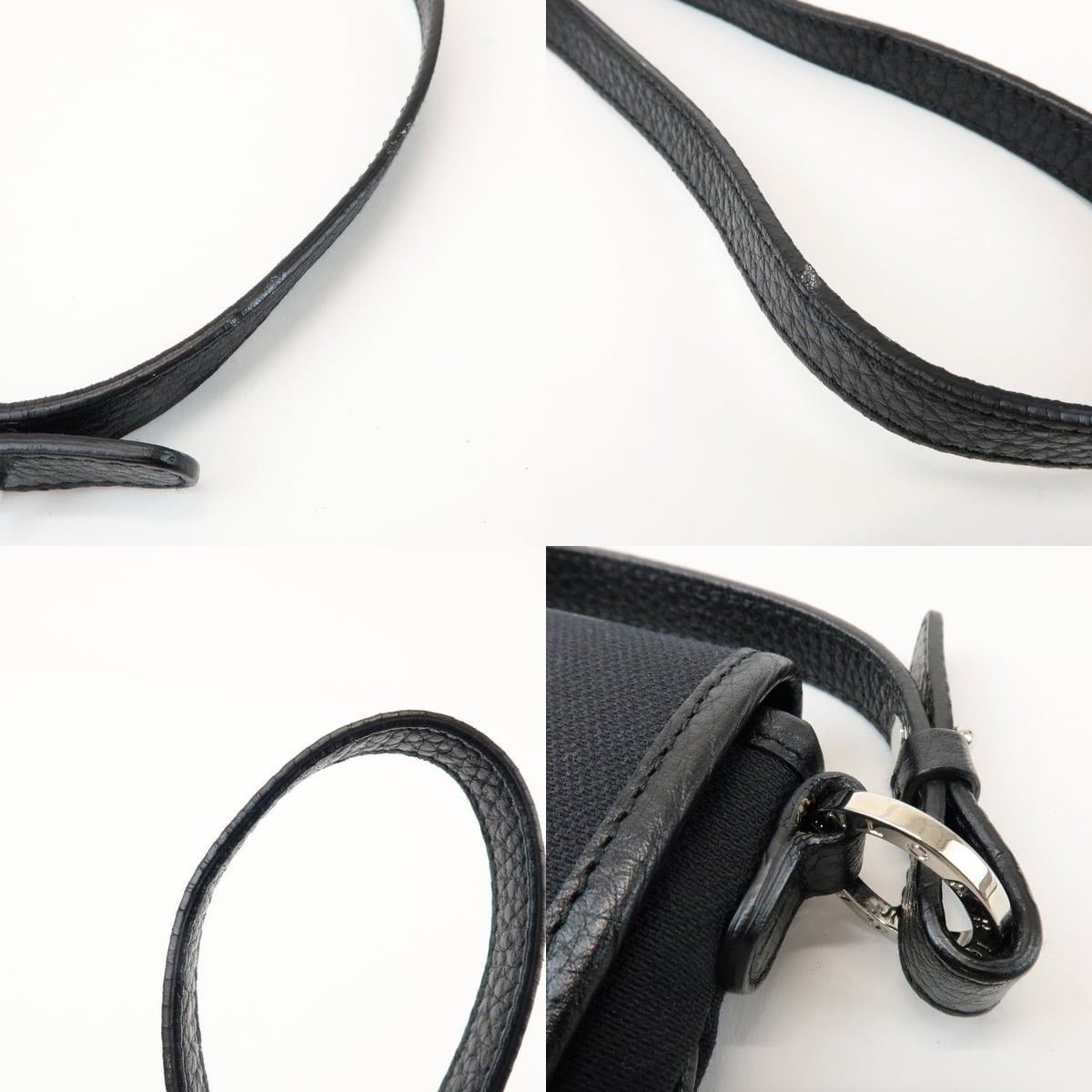 Bvlgari Bvlgari Canvas & Leather Crossbody Bag Black Size ONE SIZE - 4 Thumbnail