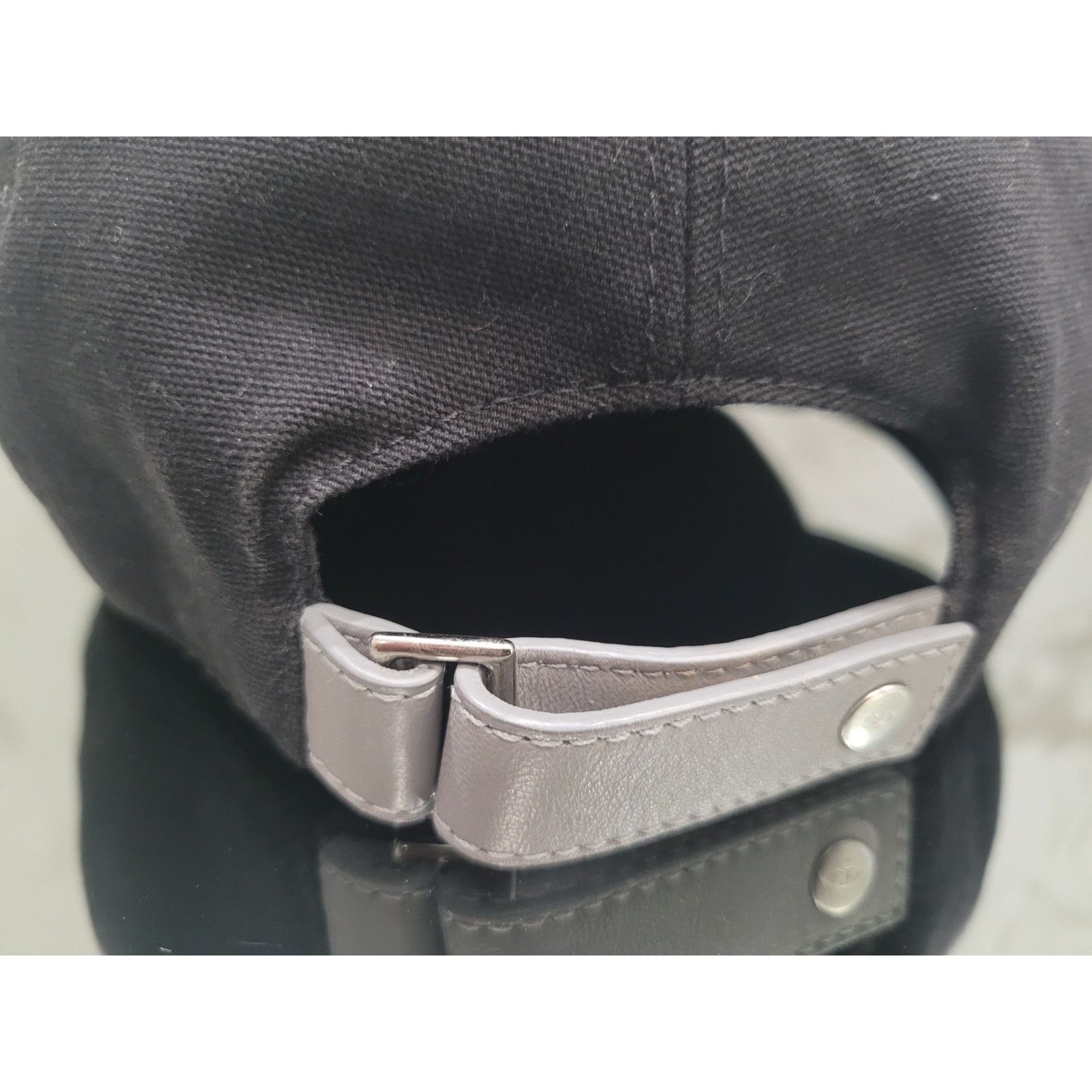Dior Dior Logo Print Black Cotton Baseball Cap - Size S Size ONE SIZE - 3 Thumbnail