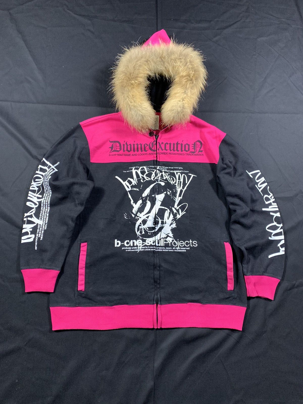 If Six Was Nine × Japanese Brand × Le Grande Bleu (L.G.B.) B one Soul Projects Faux fur hoodie lgb ifsix style Size US XL / EU 56 / 4 - 1 Thumbnail