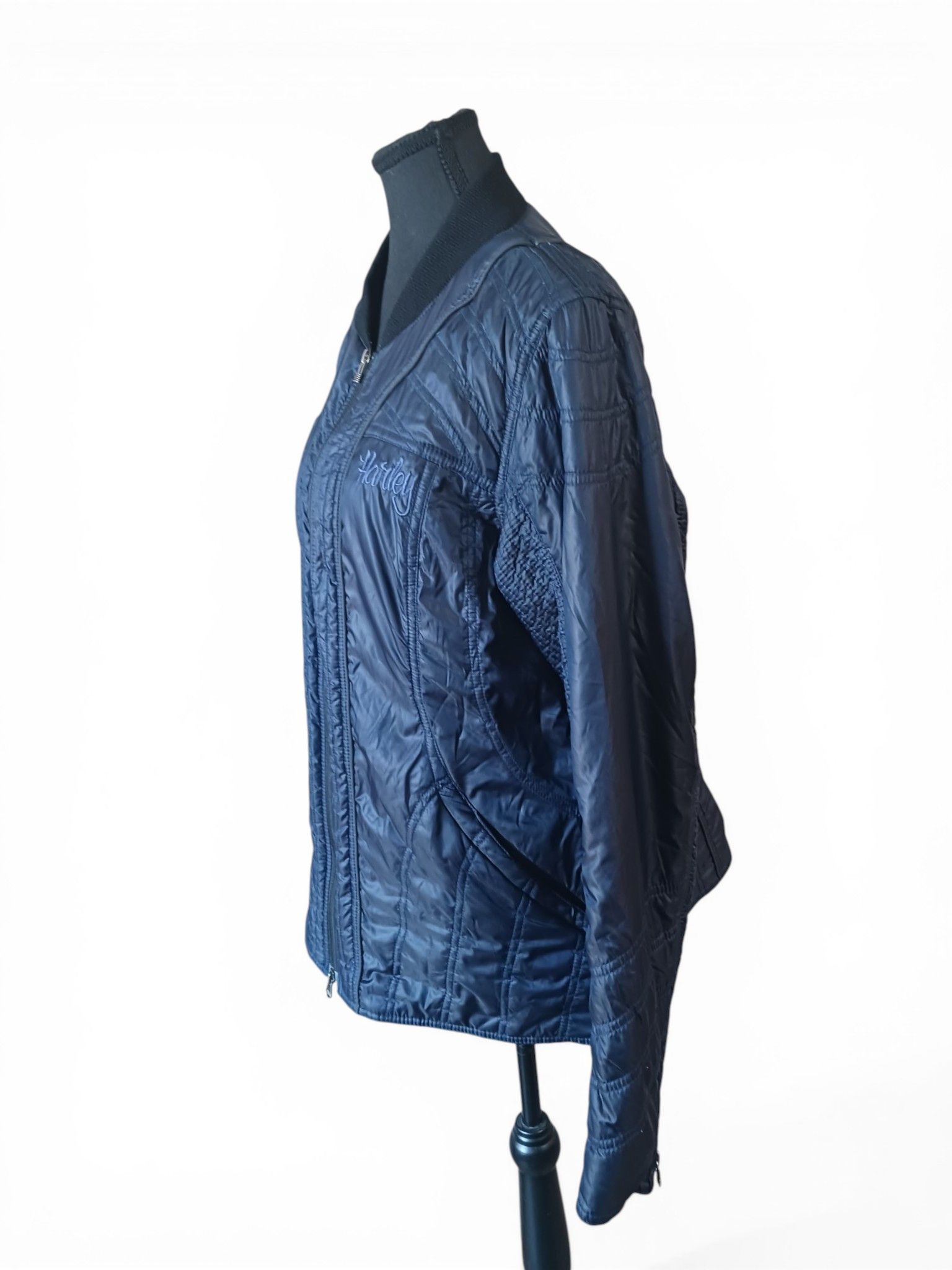 Harley Davidson Harley-Davidson Archives Quilted "Bomba" Jacket Size XL / US 12-14 / IT 48-50 - 4 Thumbnail