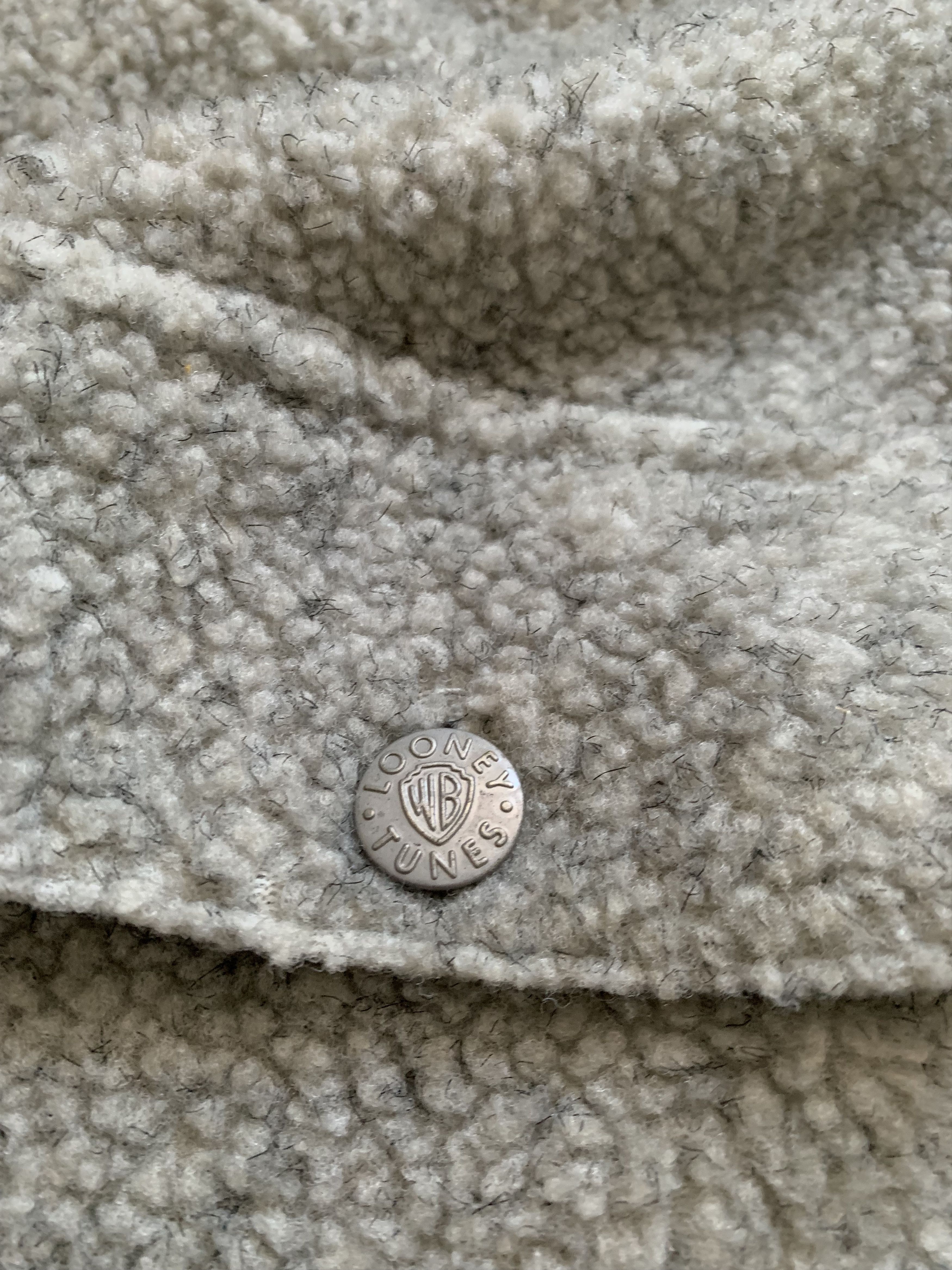 Warner Bros Vintage Warner Bros Jacket Fleece Overshot Baggy 90s Y2K Size US XL / EU 56 / 4 - 4 Thumbnail