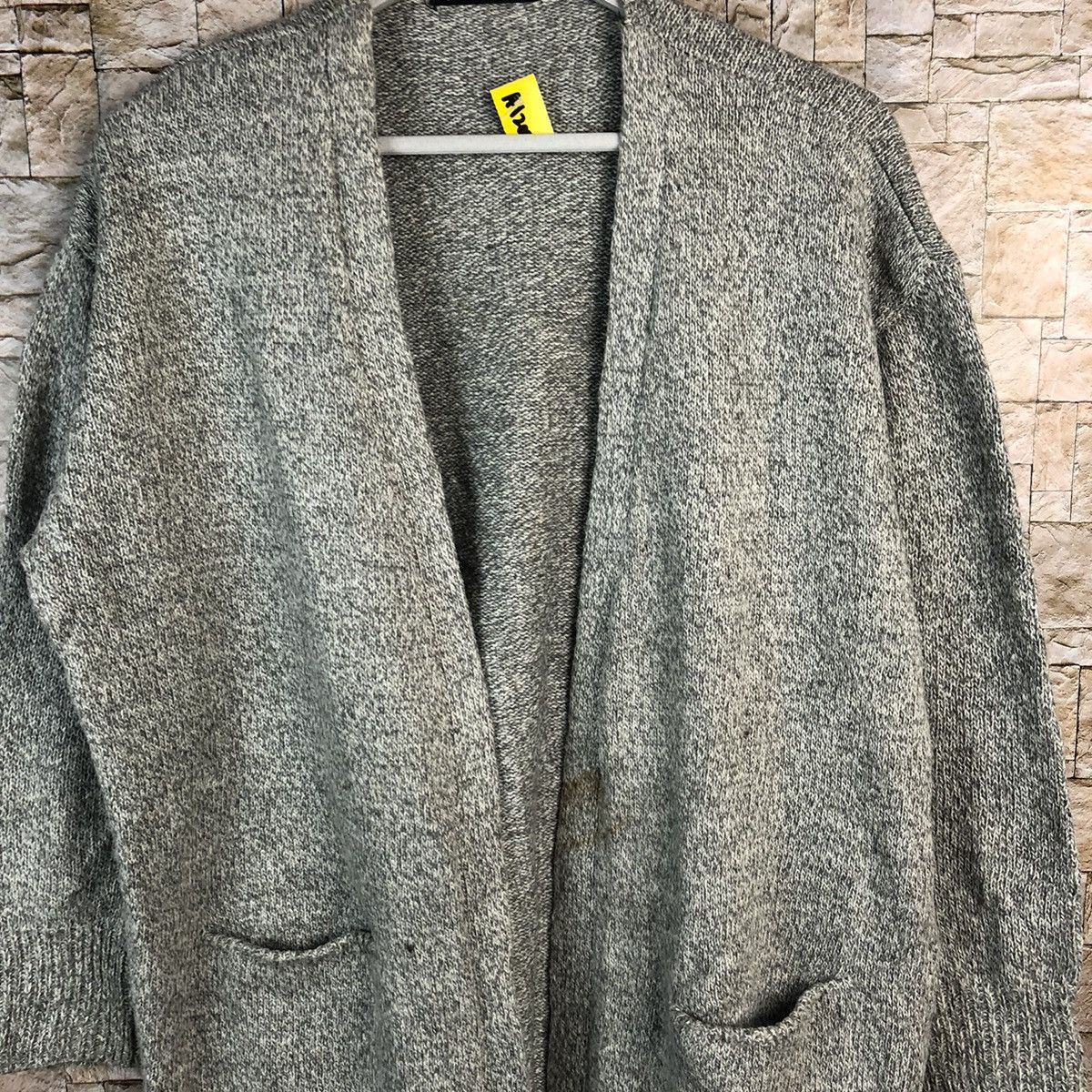 Japanese Brand Spray Premium Grey Cardigan Knitwear #A1205 Size US L / EU 52-54 / 3 - 5 Thumbnail