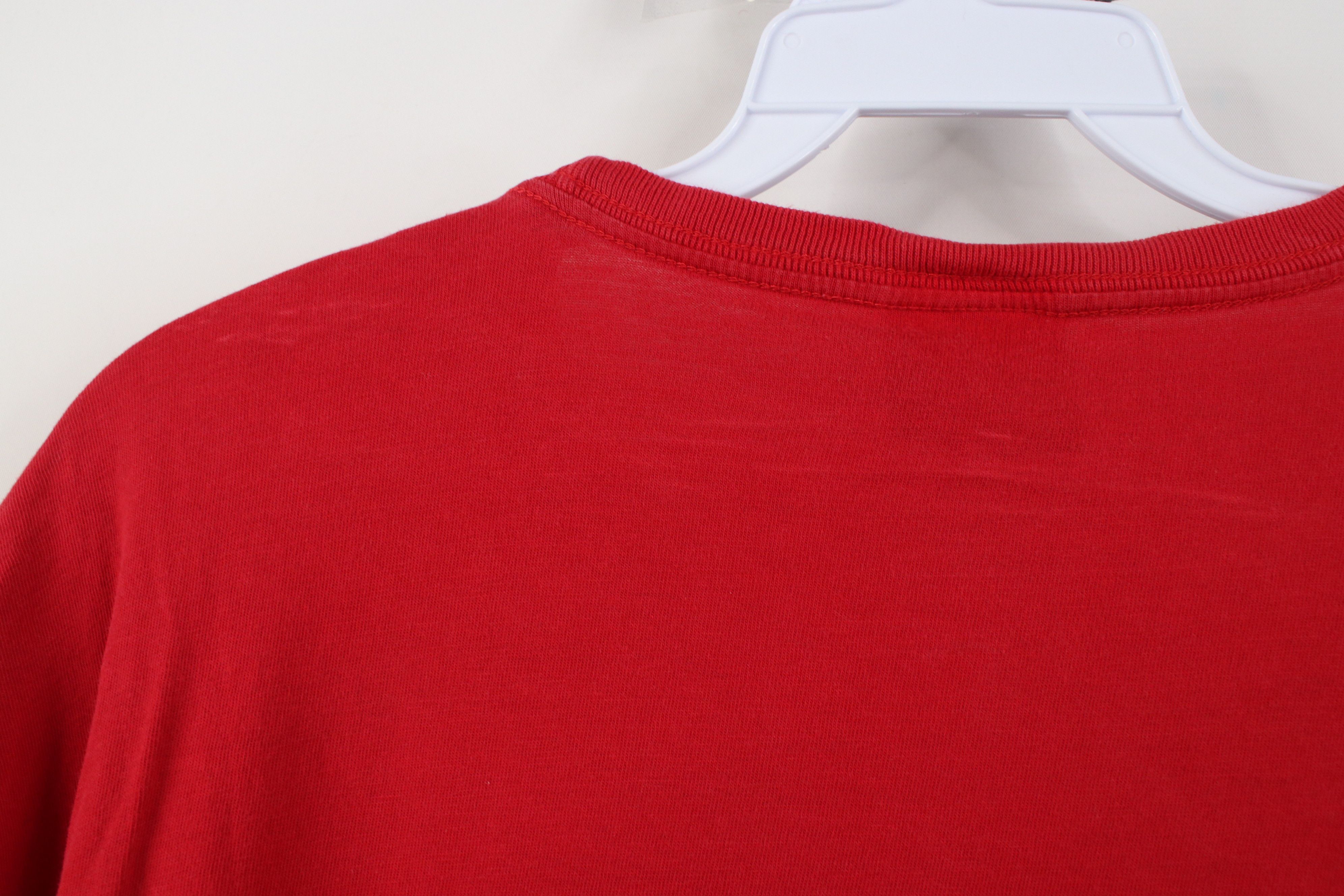Polo Ralph Lauren Vintage 90s Ralph Lauren Short Sleeve T-Shirt Red USA Size US L / EU 52-54 / 3 - 11 Thumbnail