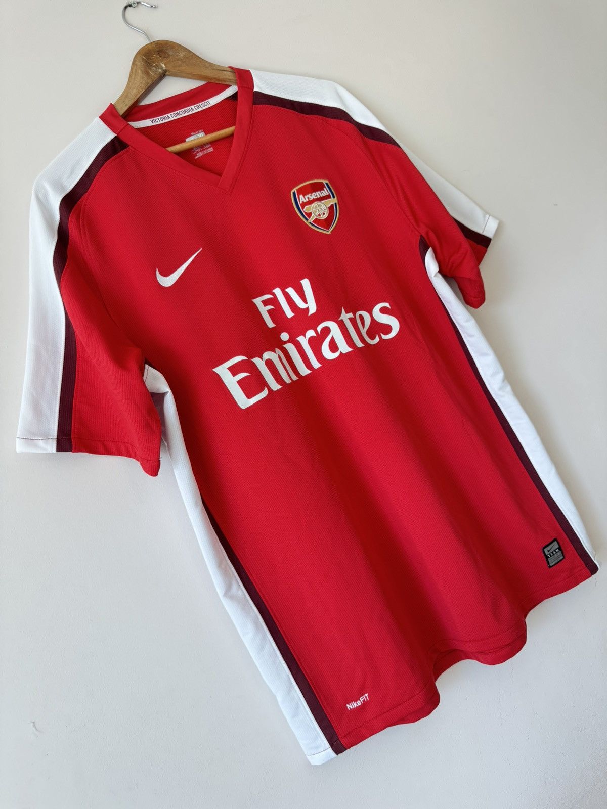 Nike Vintage Arsenal 2008-2009 Home Soccer Jersey Nike Shirt Kit Size US XL / EU 56 / 4 - 4 Thumbnail