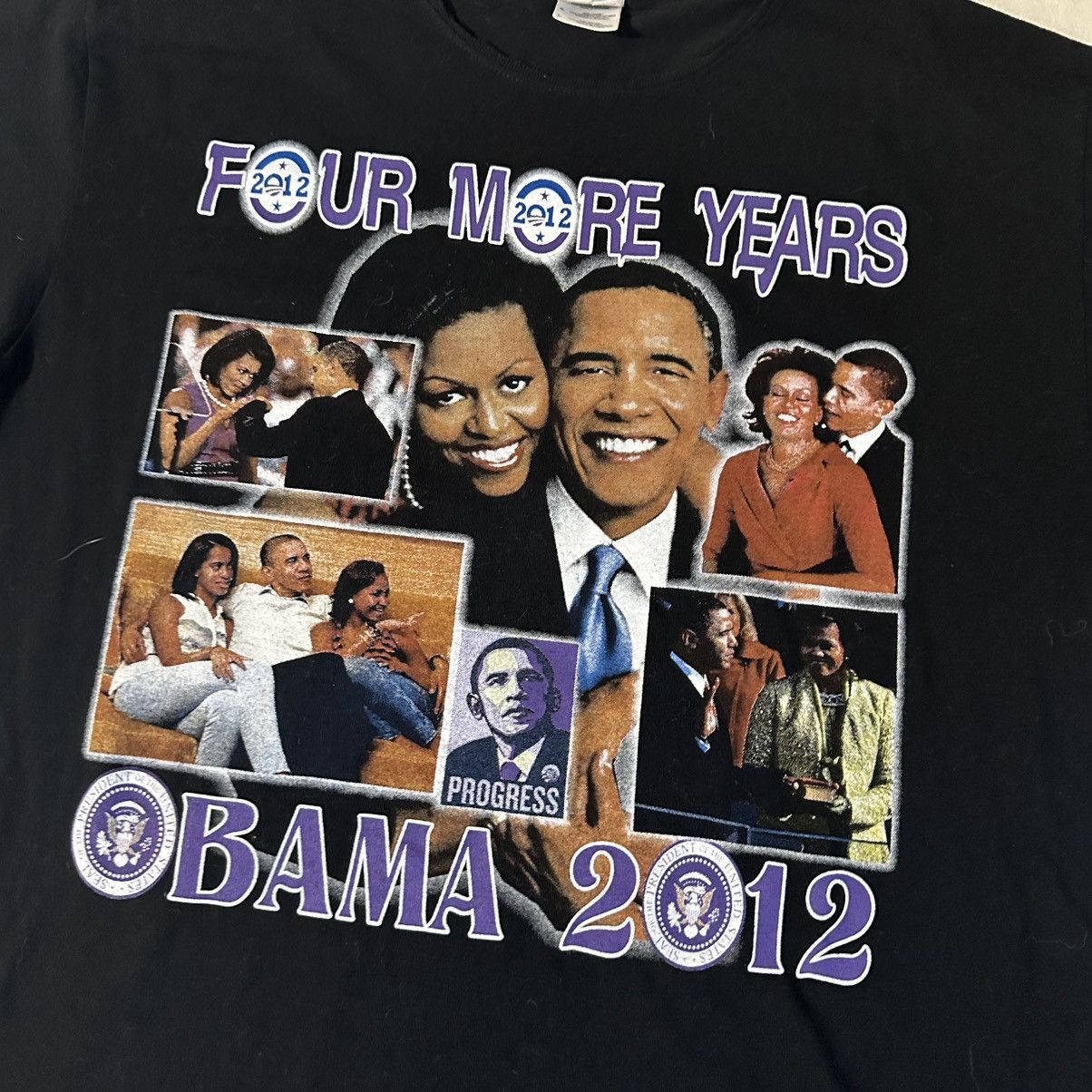 Vintage Obama 2012 Four More Years T-Shirt Size US L / EU 52-54 / 3 - 2 Thumbnail