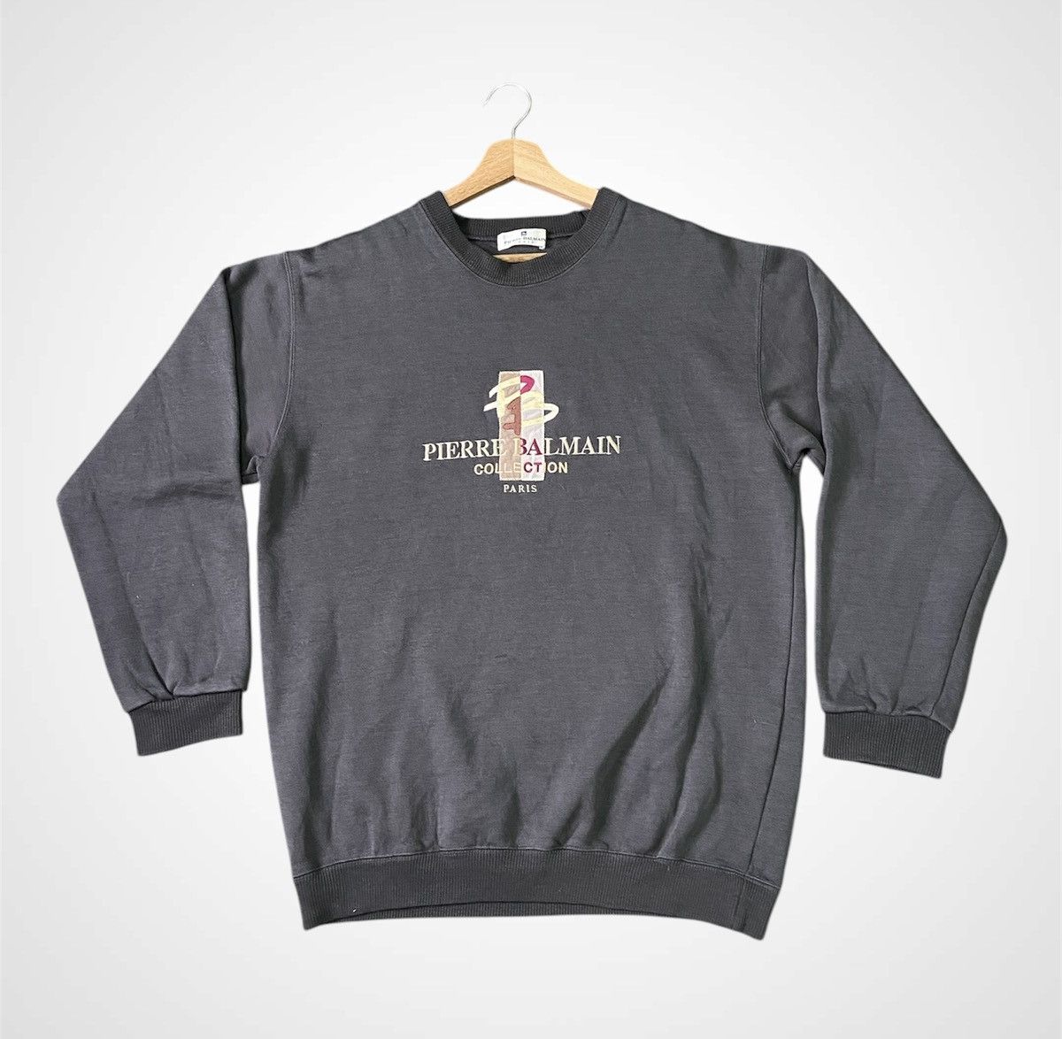 Pierre Balmain Pierre Balmain Paris Sweatshirt Size US L / EU 52-54 / 3 - 3 Thumbnail