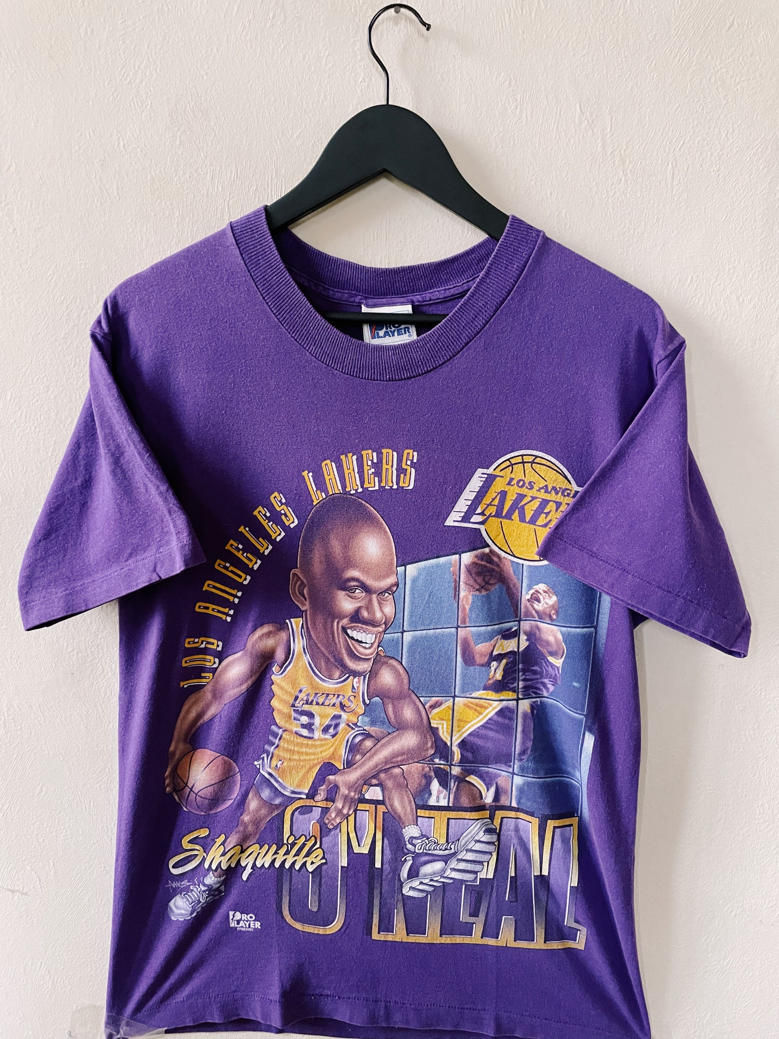 Vintage 90s NBA Pro Player Shaquille O'Neal Lakers T-shirt