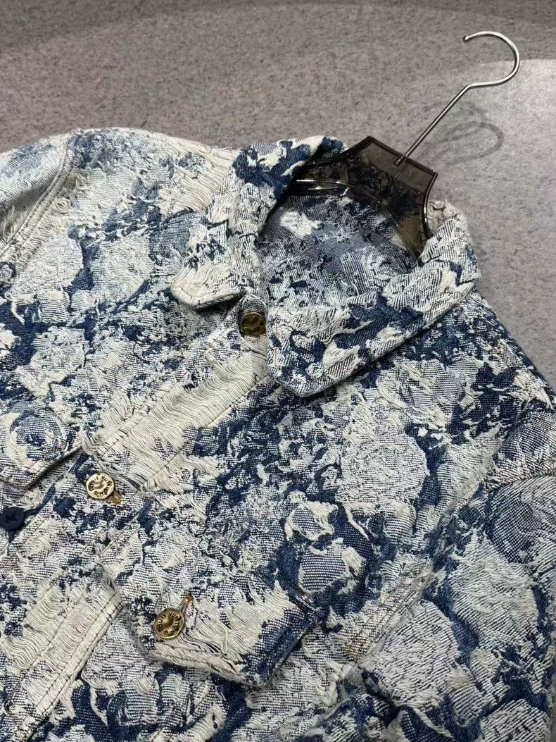 Louis Vuitton Louis Vuitton Show style plant flower destruction denim ja Size US XL / EU 56 / 4 - 2 Thumbnail