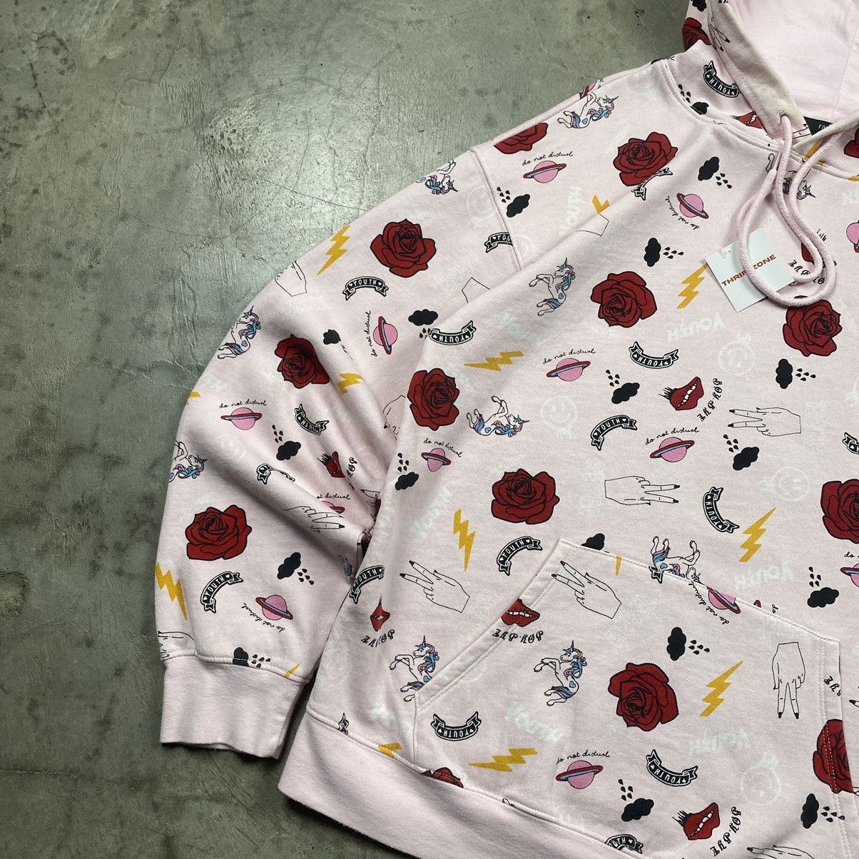 Japanese Brand Pony Girls Streetwear Art Motives Fullprint Pullover Size US M / EU 48-50 / 2 - 2 Thumbnail