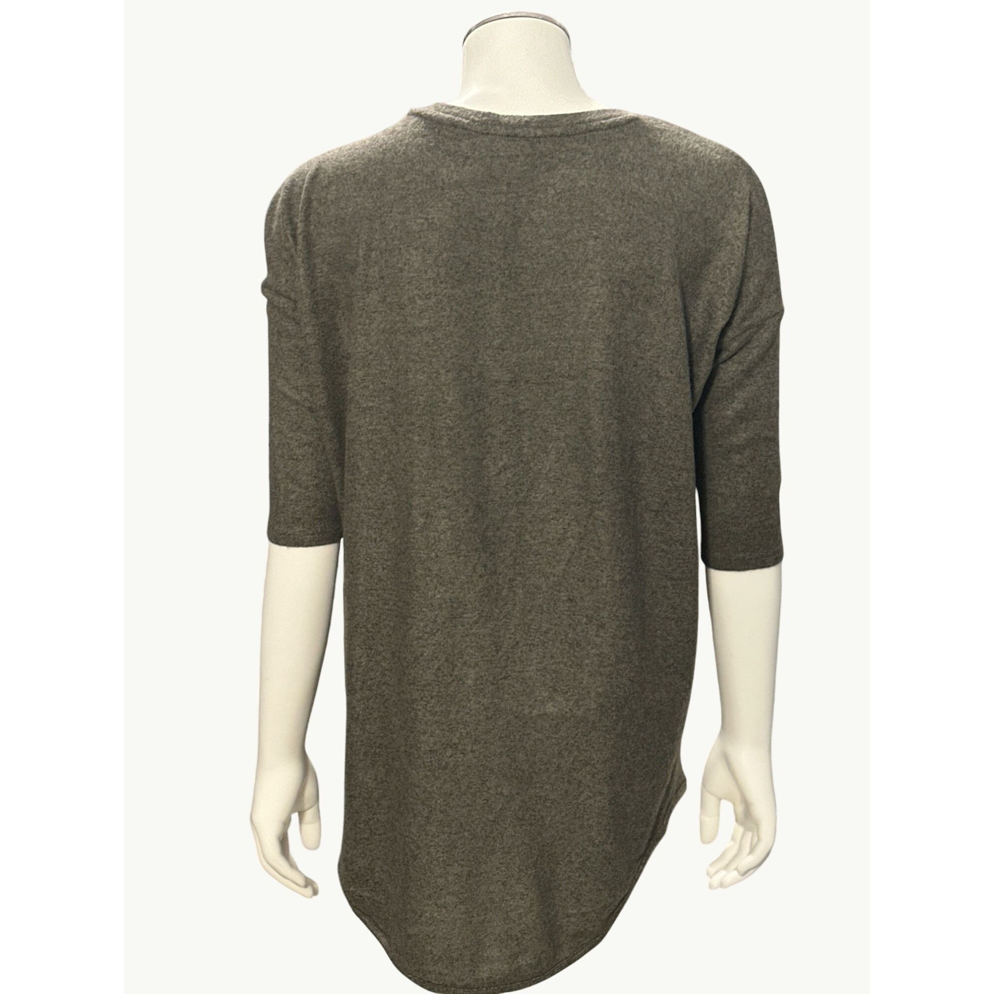 Express Express V Neck Dolman Sleeve Tunic Top XS Rayon Blend Made G Size XS / US 0-2 / IT 36-38 - 3 Thumbnail