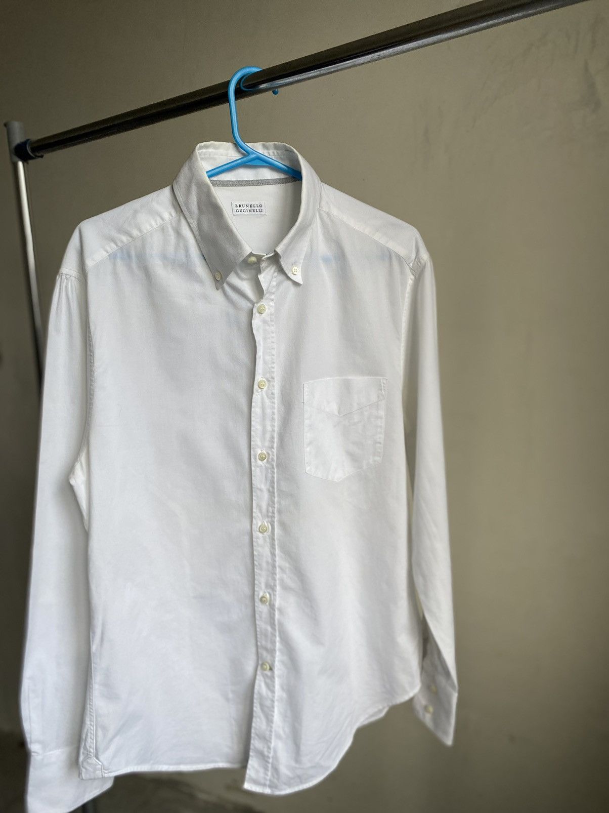 Brunello Cucinelli Brunello Cucinelli luxury cotton white shirt Size US M / EU 48-50 / 2 - 11 Thumbnail