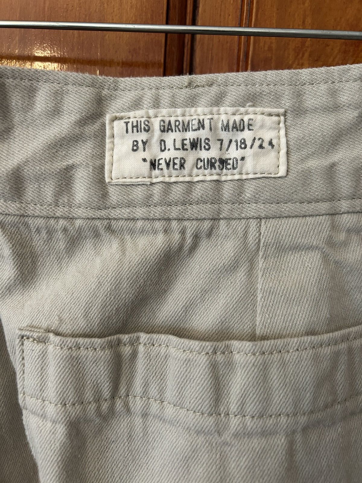 Other NEVER CURSED handmade wide selvedge jeans, 33 Size US 33 - 4 Thumbnail