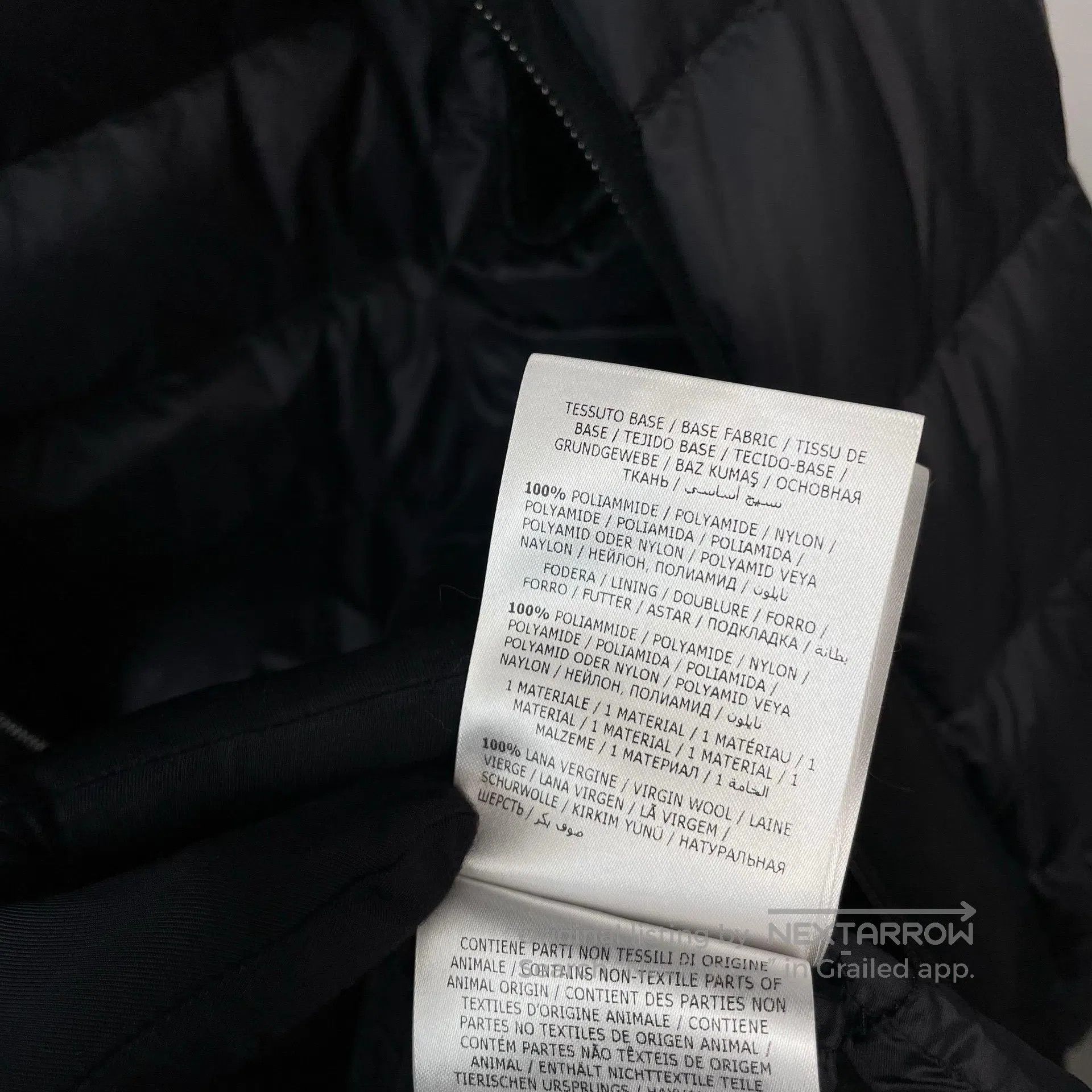Moncler Moncler Black Stand Collar Zip-Up Long Sleeve Jacket| Size US L / EU 52-54 / 3 - 9 Thumbnail