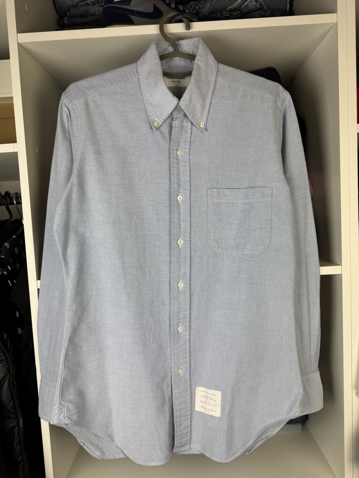 Thom Browne Button-Down Shirt Made in USA Long Sleeve Size 2