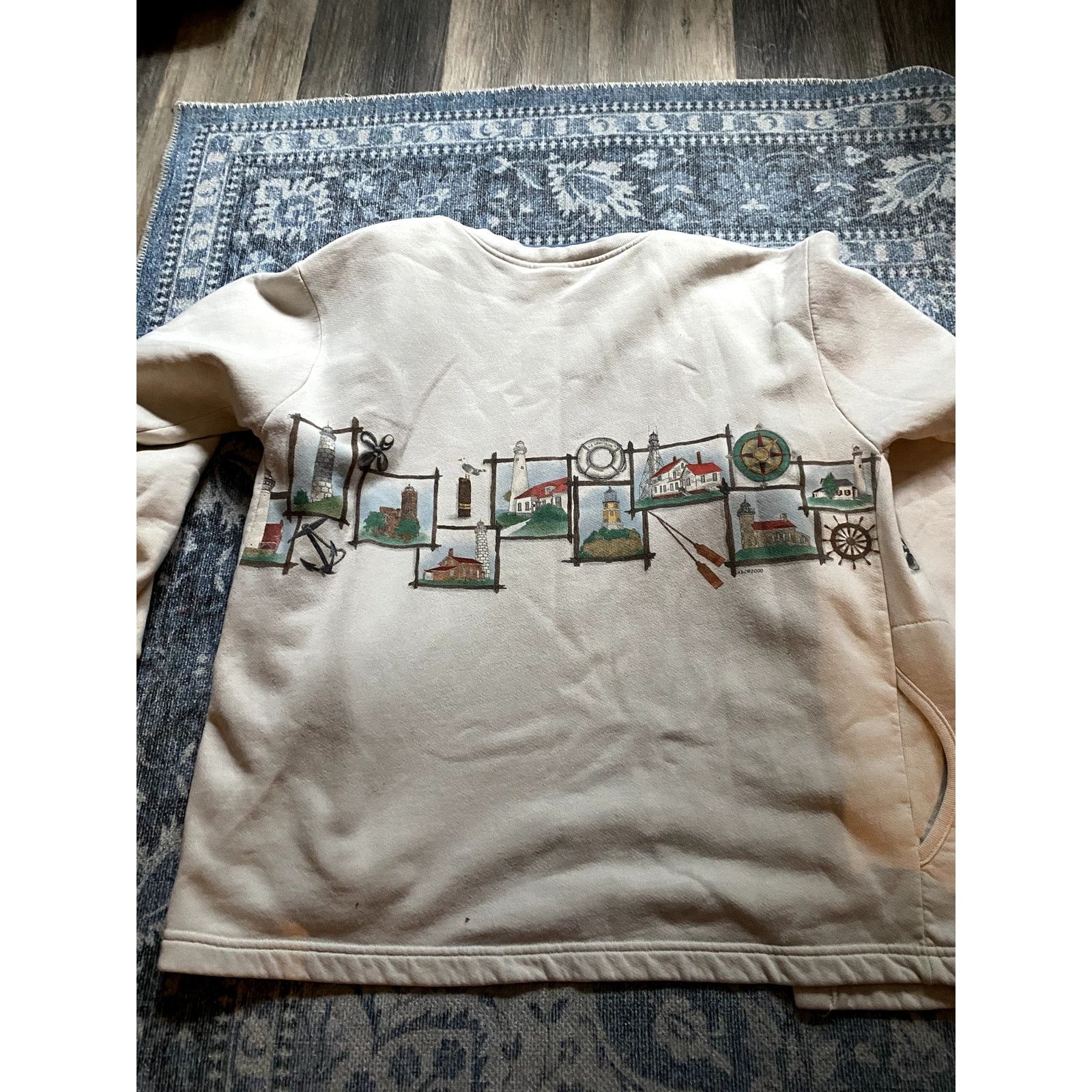 Other Vintage Embroidered Cana Island Cardigan Large Coastal Size L / US 10 / IT 46 - 6 Thumbnail