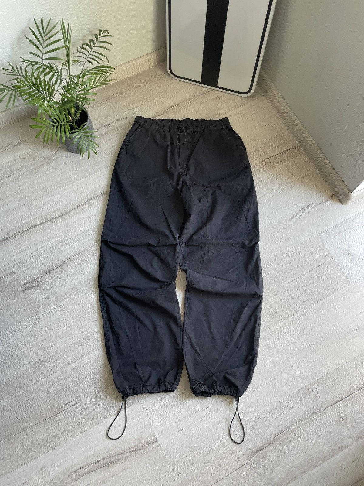 Japanese Brand Vntg Wide Baggy Parachute Pants Maharishi Style Y2K Grunge Size US 30 / EU 46 - 1 Thumbnail
