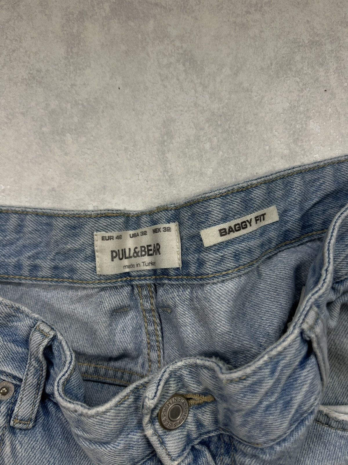 Vintage 00’s VINTAGE PULL AND BEAR RARE BAGGY Y2K HIP HOP JEANS Size US 32 / EU 48 - 9 Thumbnail