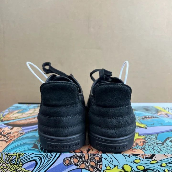 Louis Vuitton Louis Vuitton Black Casual Sneakers -2508 Size US 6.5 / EU 39-40 - 3 Thumbnail