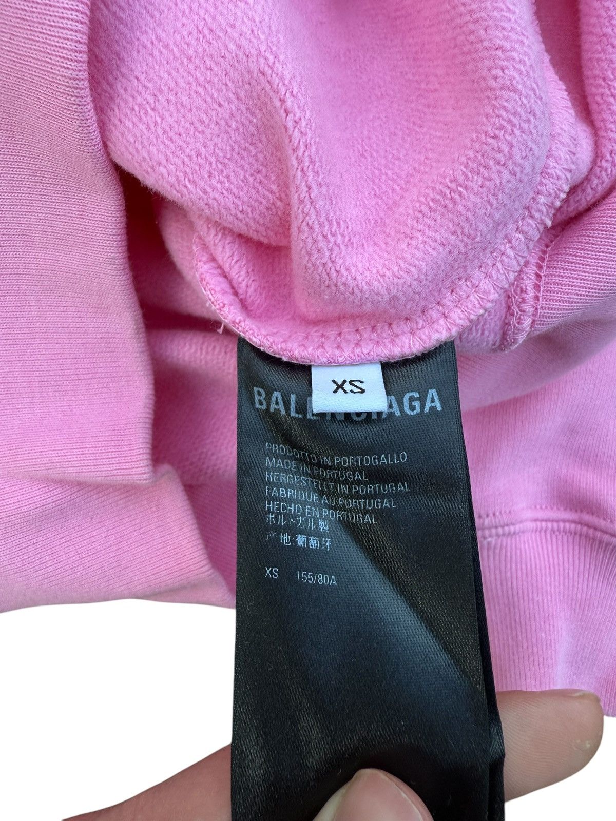 Balenciaga Balenciaga pink bebe hoodie Size US M / EU 48-50 / 2 - 10 Thumbnail