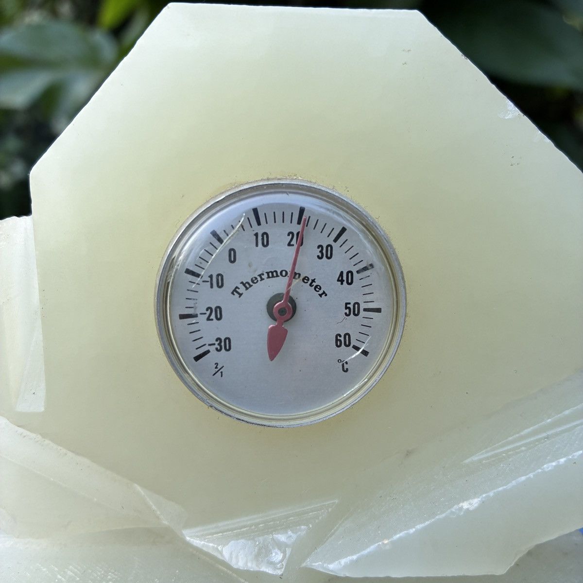 Vintage Onyx Stone Thermometer Hand Made Size ONE SIZE - 3 Thumbnail