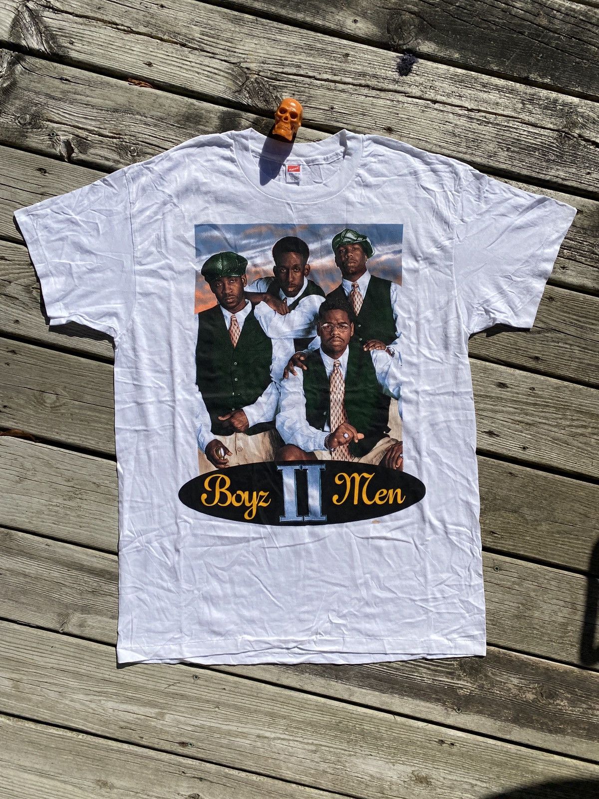 Band Tees × Hanes × Vintage 1995 Boyz II Men all around the world tour shirt sz XXL Size US XXL / EU 58 / 5 - 2 Thumbnail