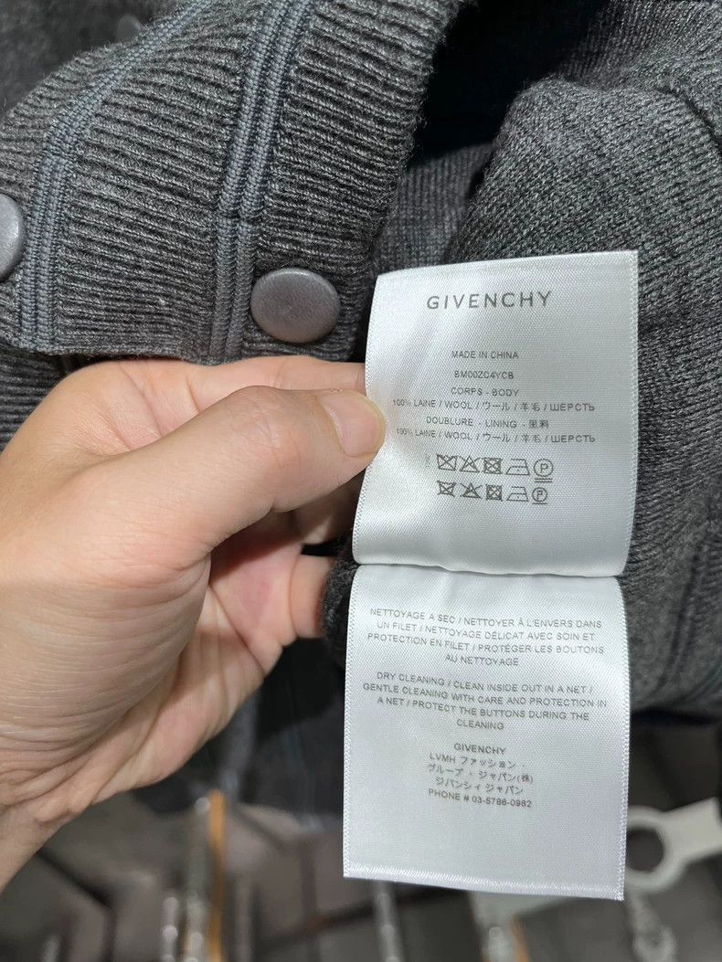 Givenchy Givenchy Givenchy Grey Wool Jacket in Excellent Condition Size US XL / EU 56 / 4 - 9 Thumbnail