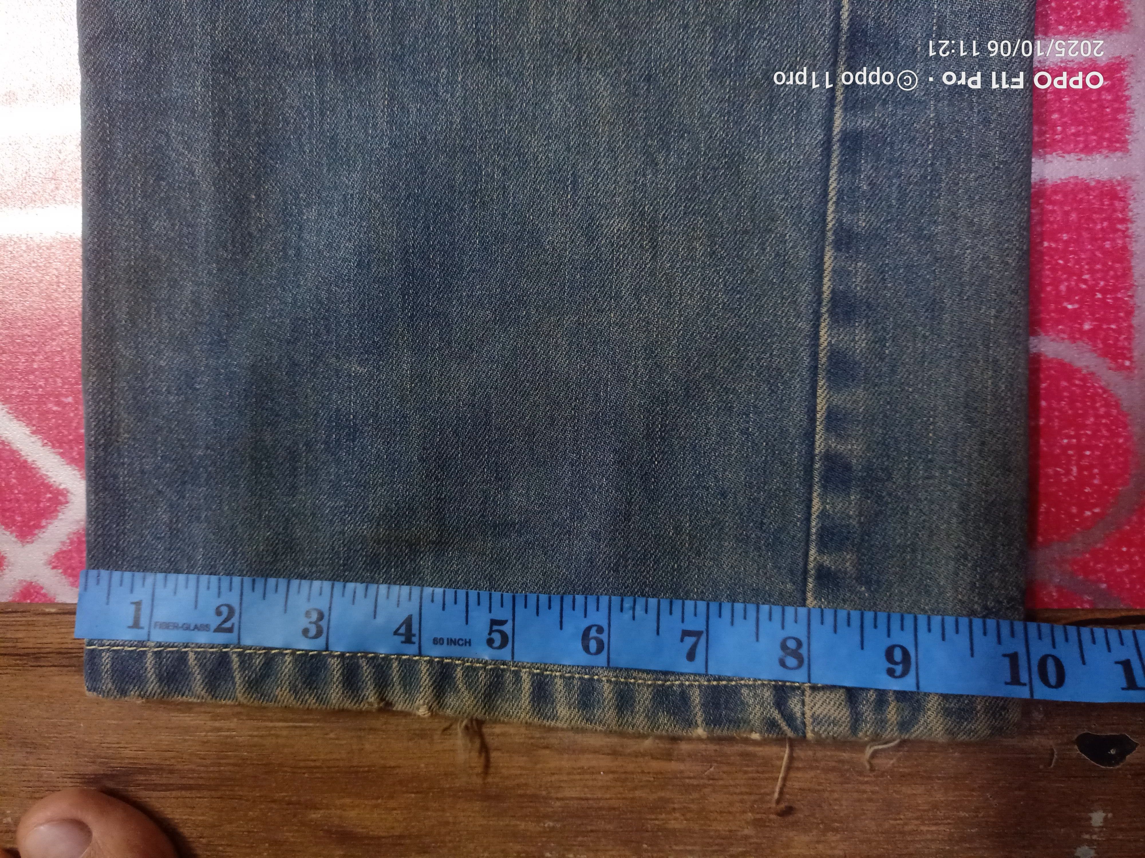 If Six Was Nine 🌟Zara Distressdenim Flare Men Denim 🌟 Size US 34 / EU 50 - 16 Thumbnail
