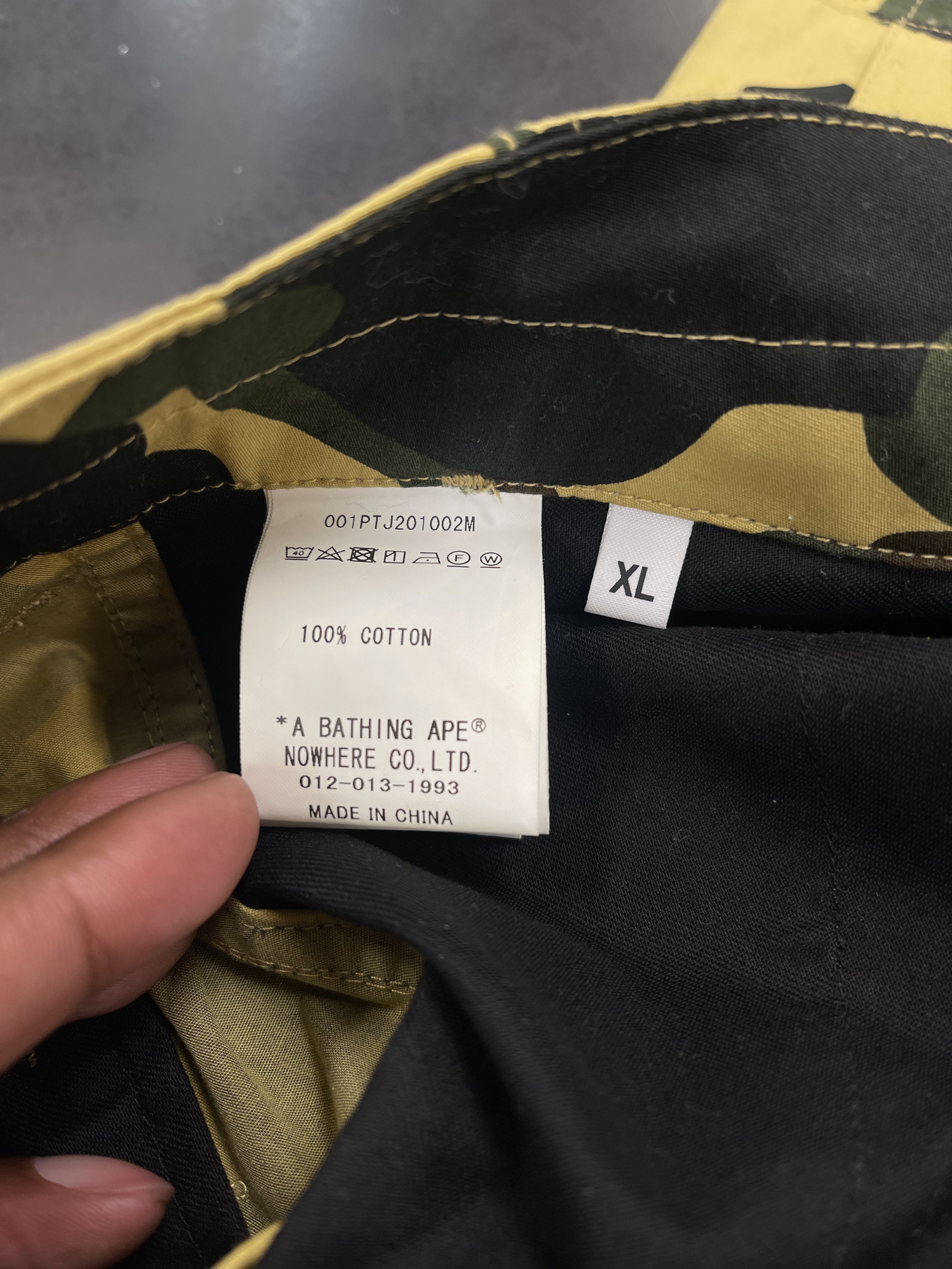 Bape Bape 1st Camo Cargo Pants SS22 Khaki Size US 38 / EU 54 - 8 Thumbnail