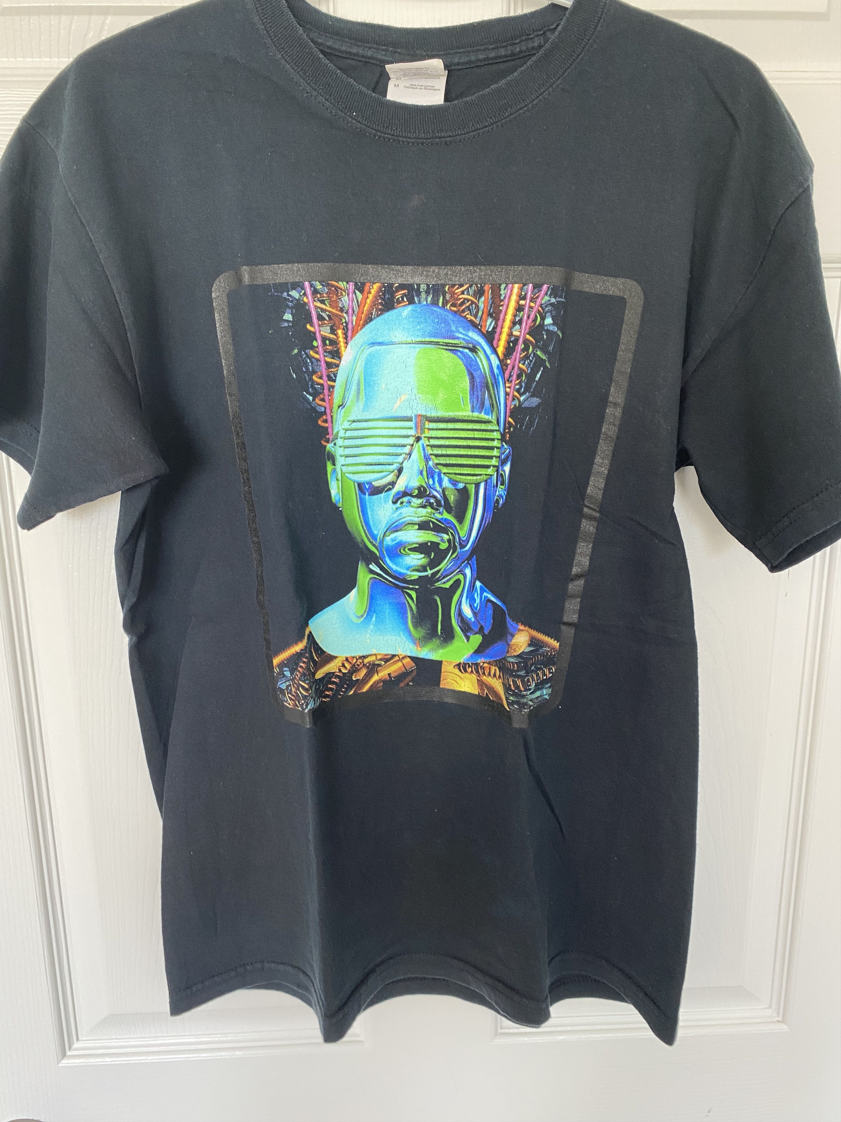 Kanye West OG Kanye West 2008 Glow In The Dark Tour Tee - Size M Size US M / EU 48-50 / 2 - 1 Thumbnail