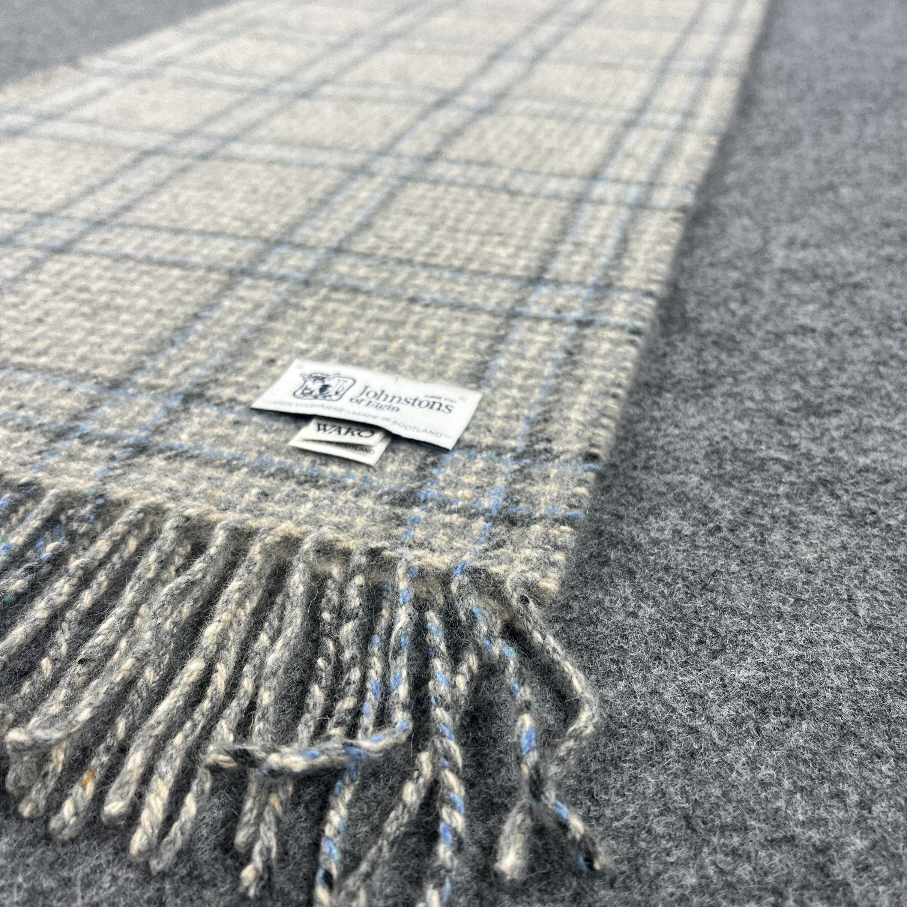 Johnstons Of Elgin × Vintage Johnstons Of Elgin Scarf / Muffler / Neckwear K072 Size ONE SIZE - 7 Thumbnail