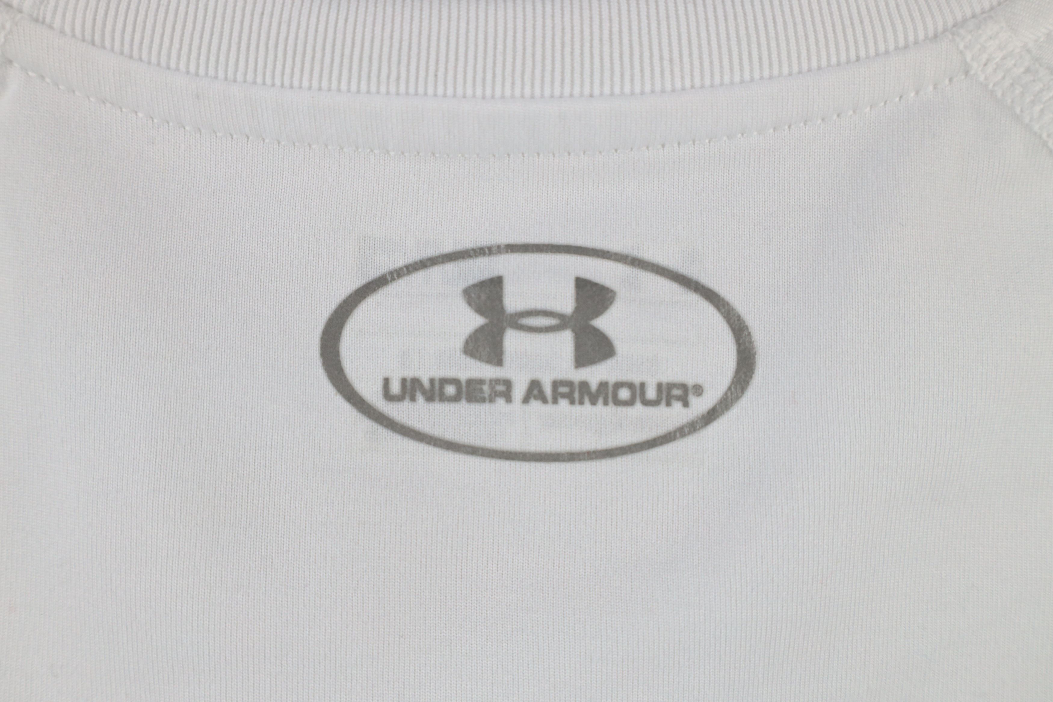 Under Armour × Vintage Under Armour Notre Dame University Tennis T-Shirt White Size US S / EU 44-46 / 1 - 8 Thumbnail