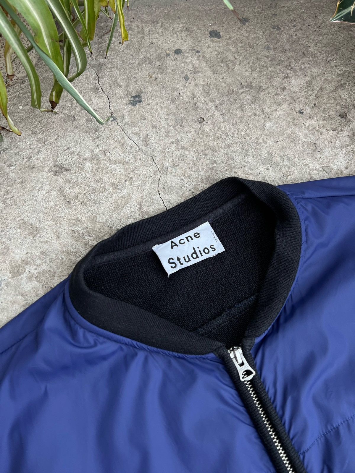 Acne Studios SS14 Acne Studios Keanu Two Tone Nylon Bomber Jacket Size US XL / EU 56 / 4 - 5 Thumbnail