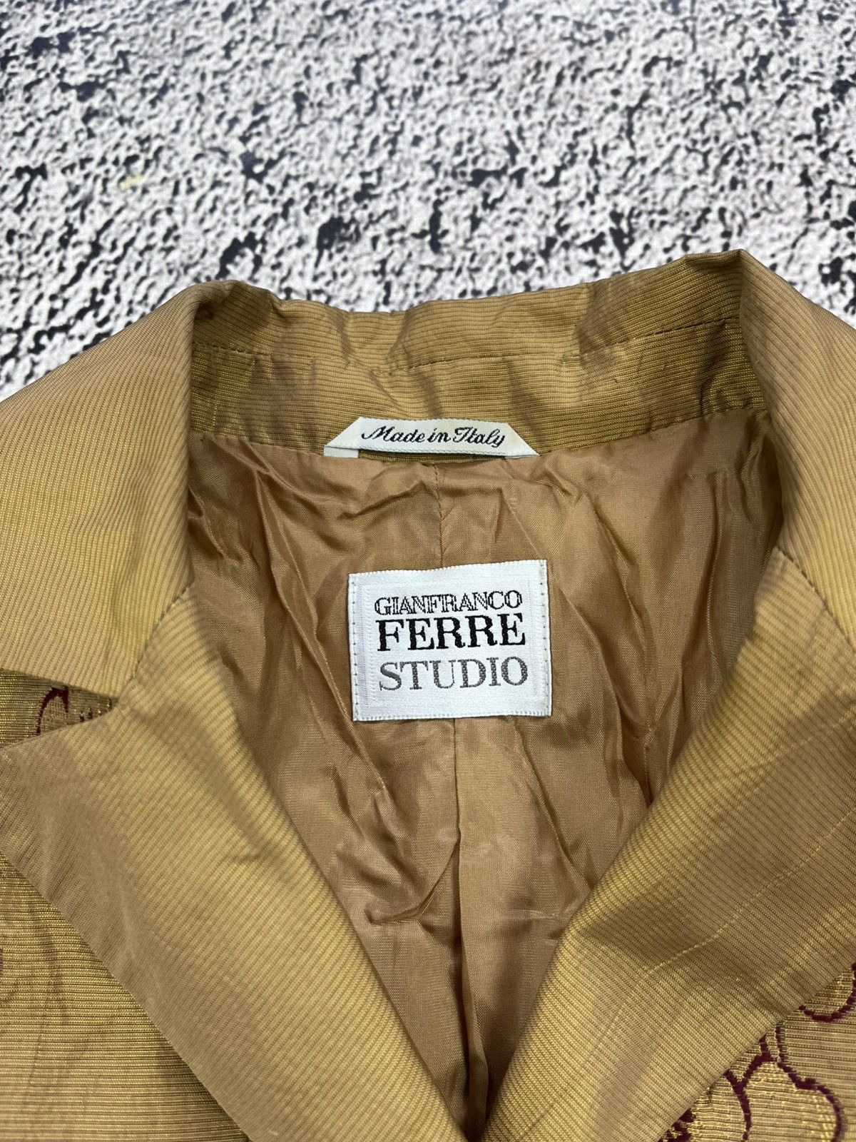 Gianfranco Ferre 90s Gianfranco Ferre Studio Dior Era Embroidered Jacket Size XS / US 0-2 / IT 36-38 - 6 Thumbnail