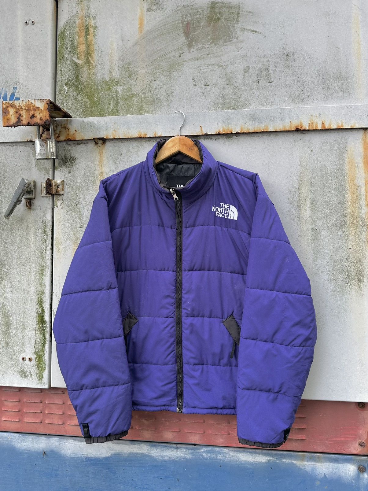 The North Face 👹The North Face Light Puffer Jacket In Purple Size US L / EU 52-54 / 3 - 1 Thumbnail