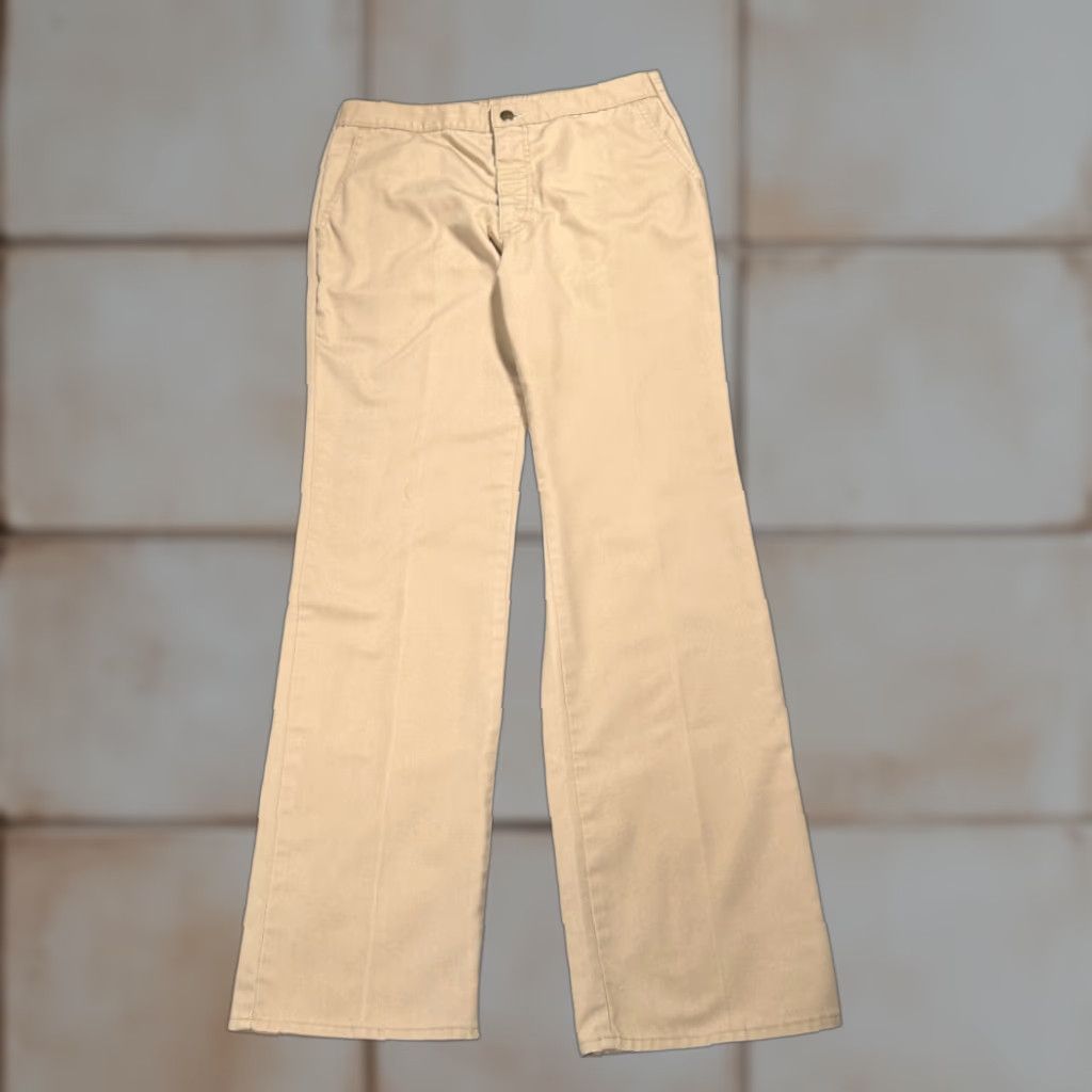 Lee VINTAGE Lee Pants Mens 32x32 Brown Relaxed Fit Workwear Talon USA Union Made 70s Size US 32 / EU 48 - 1 Thumbnail