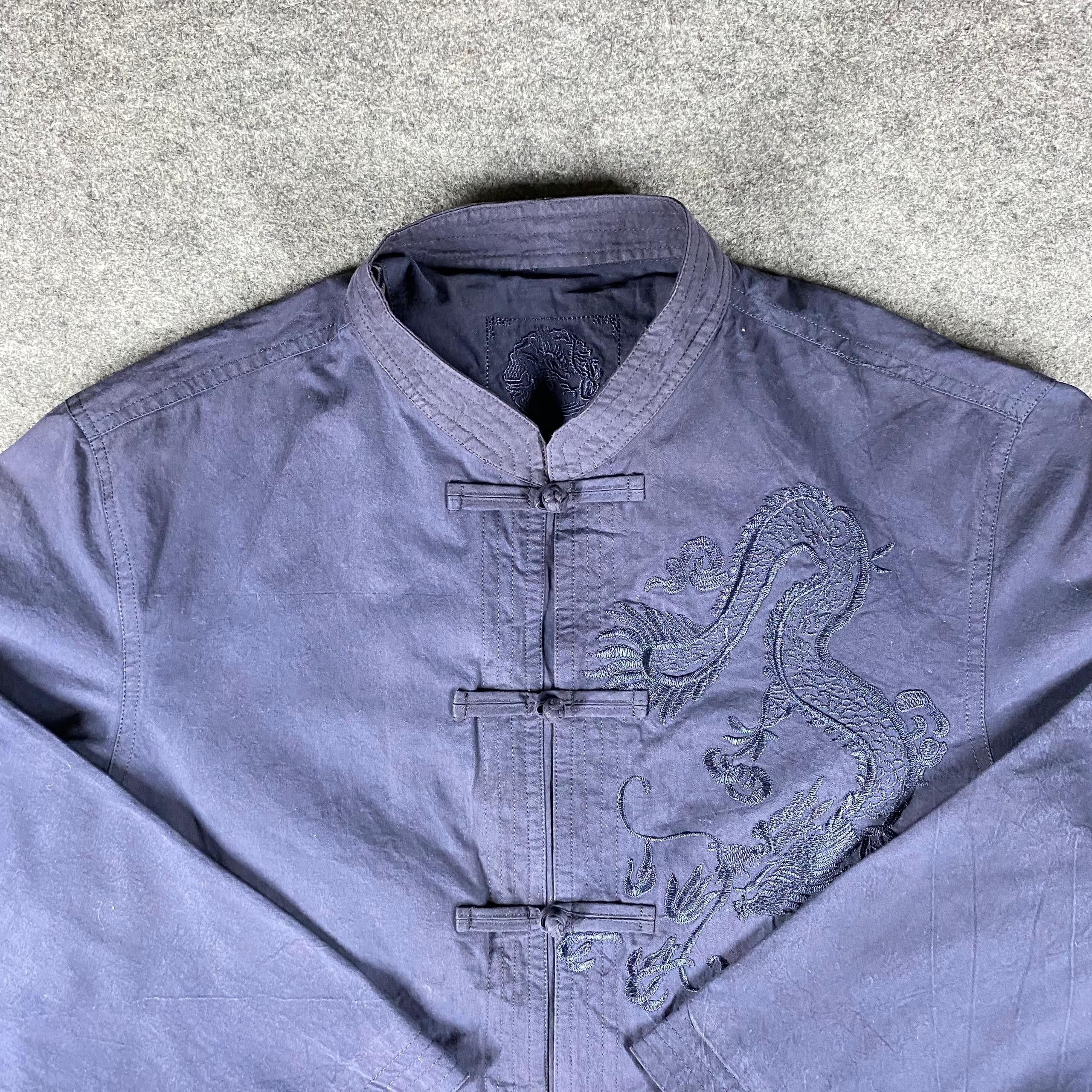 Japanese Brand Vintage Japanese Brand Dragon Shirt Size US L / EU 52-54 / 3 - 14 Thumbnail