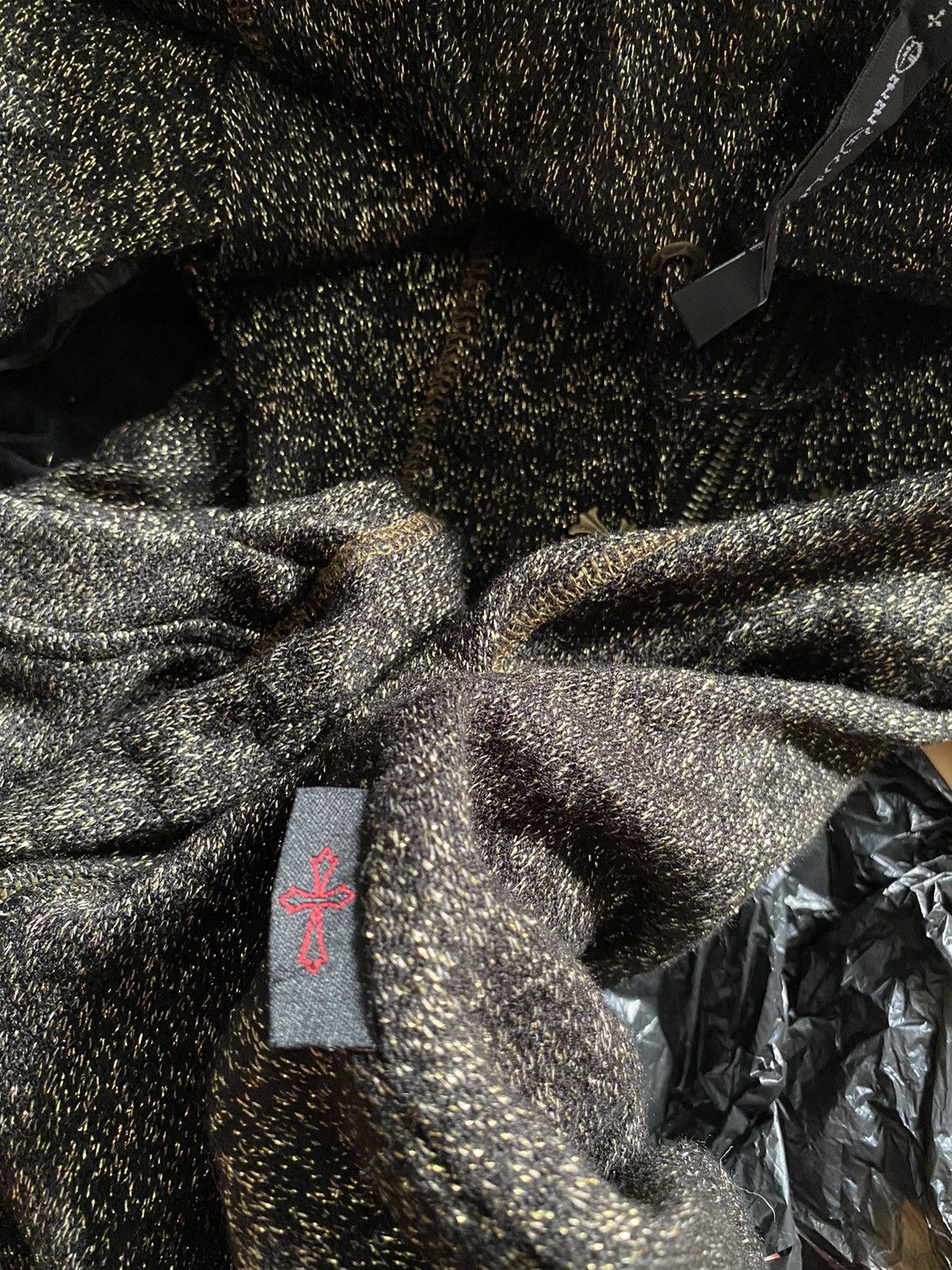 Hysteric Glamour × If Six Was Nine × Le Grande Bleu (L.G.B.) Ozz Croce glitter knit full zip hoodie Size US M / EU 48-50 / 2 - 8 Thumbnail