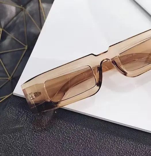 Designer × Vintage Retro square glasses with small frames Size ONE SIZE - 2 Thumbnail